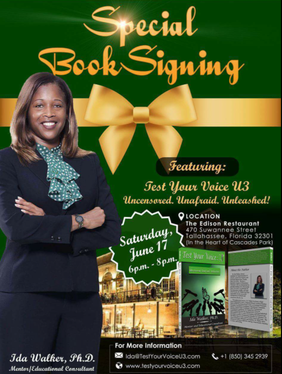 Book Signing Flyer