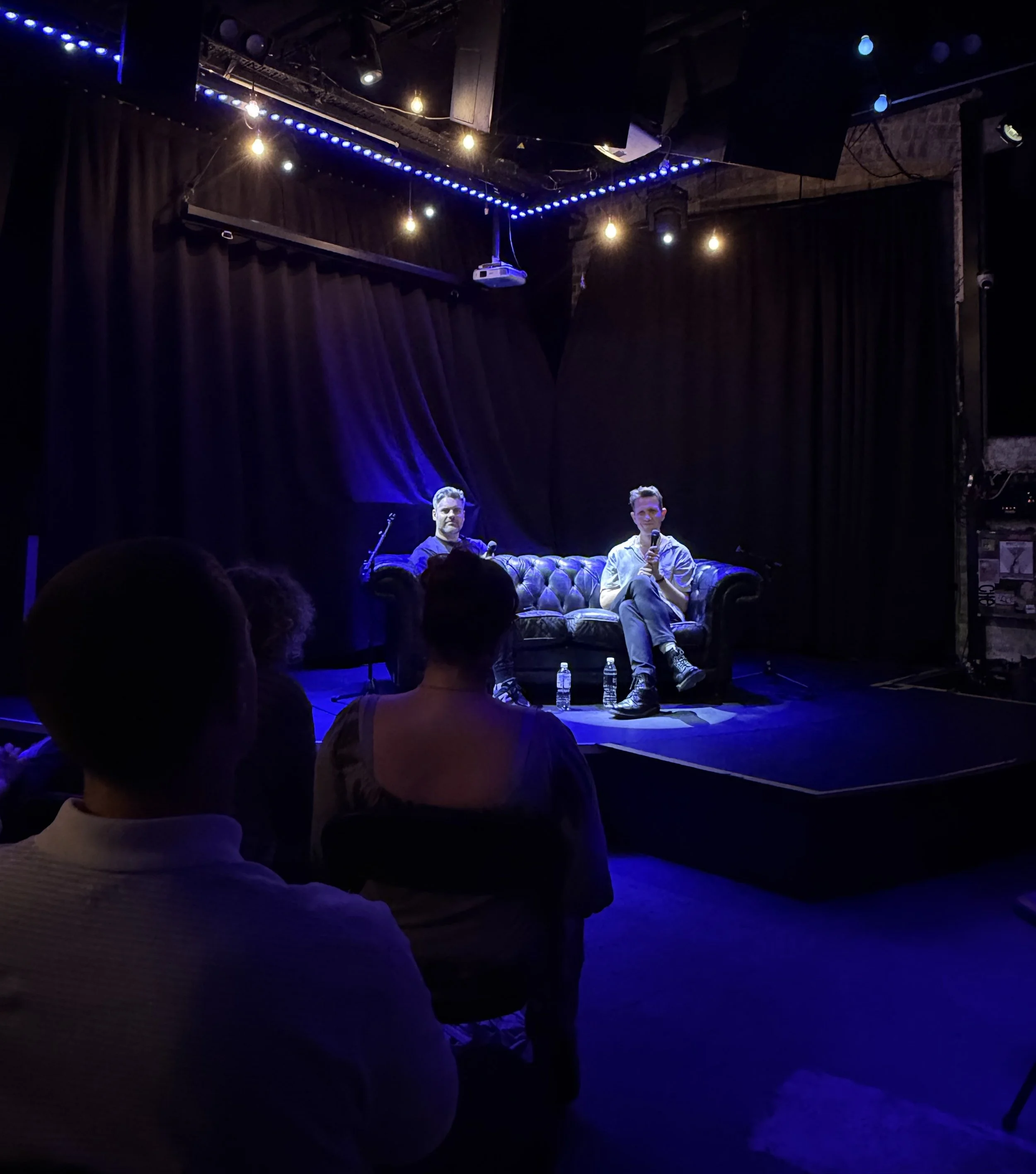 Joel Farland hosted by Jono Harrison at Oxford Creative Academy's Industry Access Series held in Oxford Art Factory's Gallery Bar