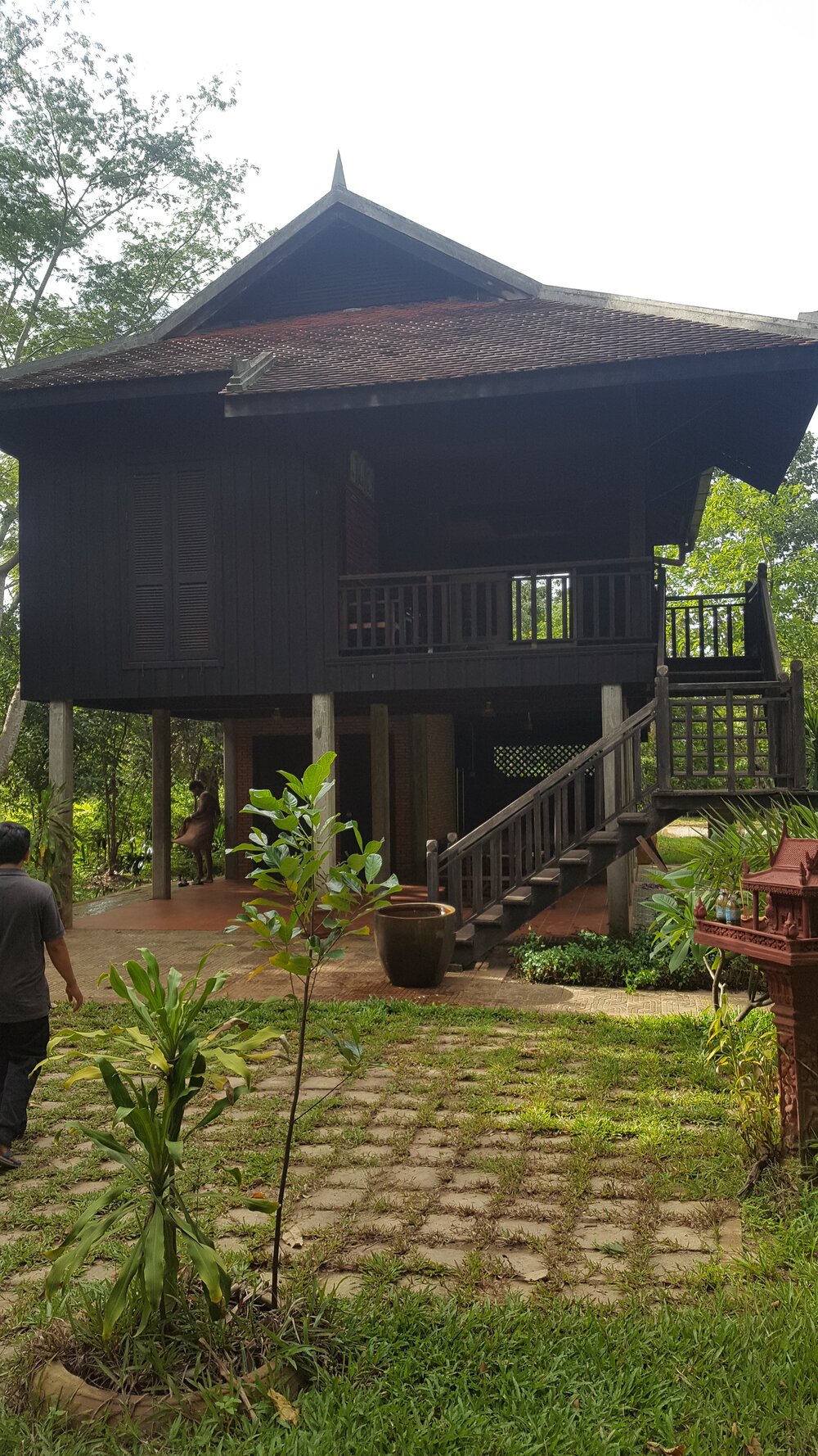 A traditional Cambodian house