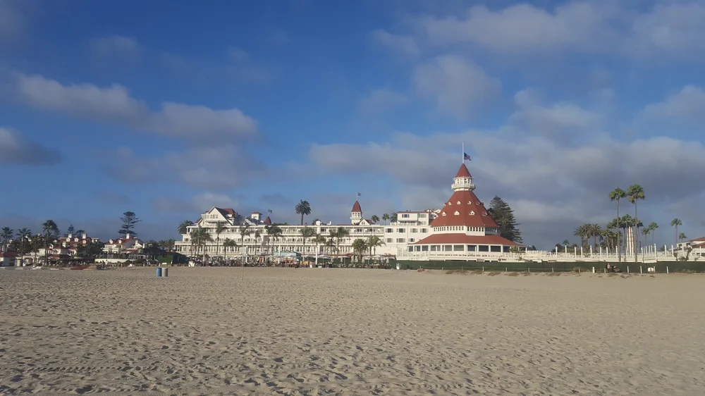 Back of Hotel Del Coronado