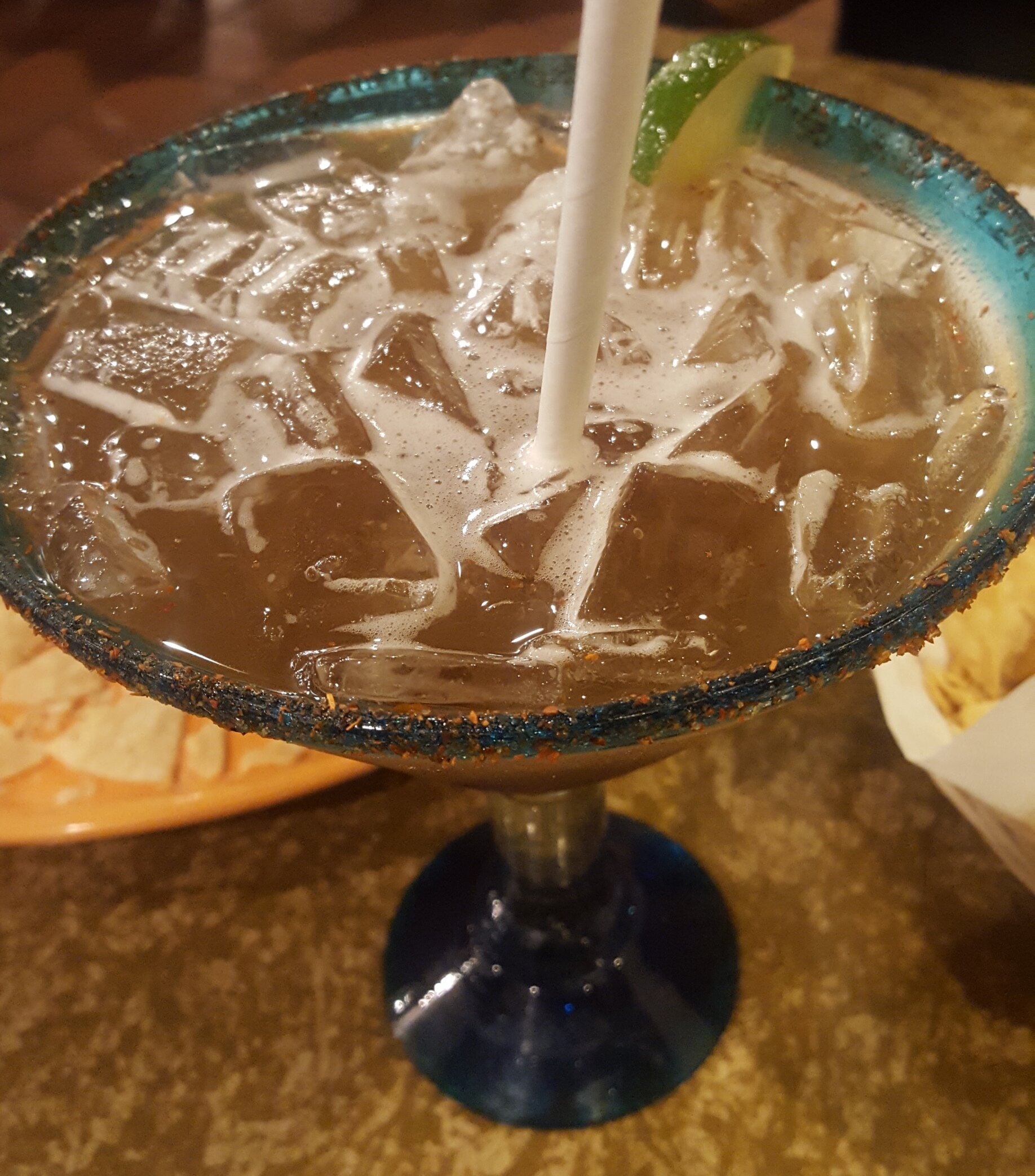 Tamarind margarita at Cafe Coyote