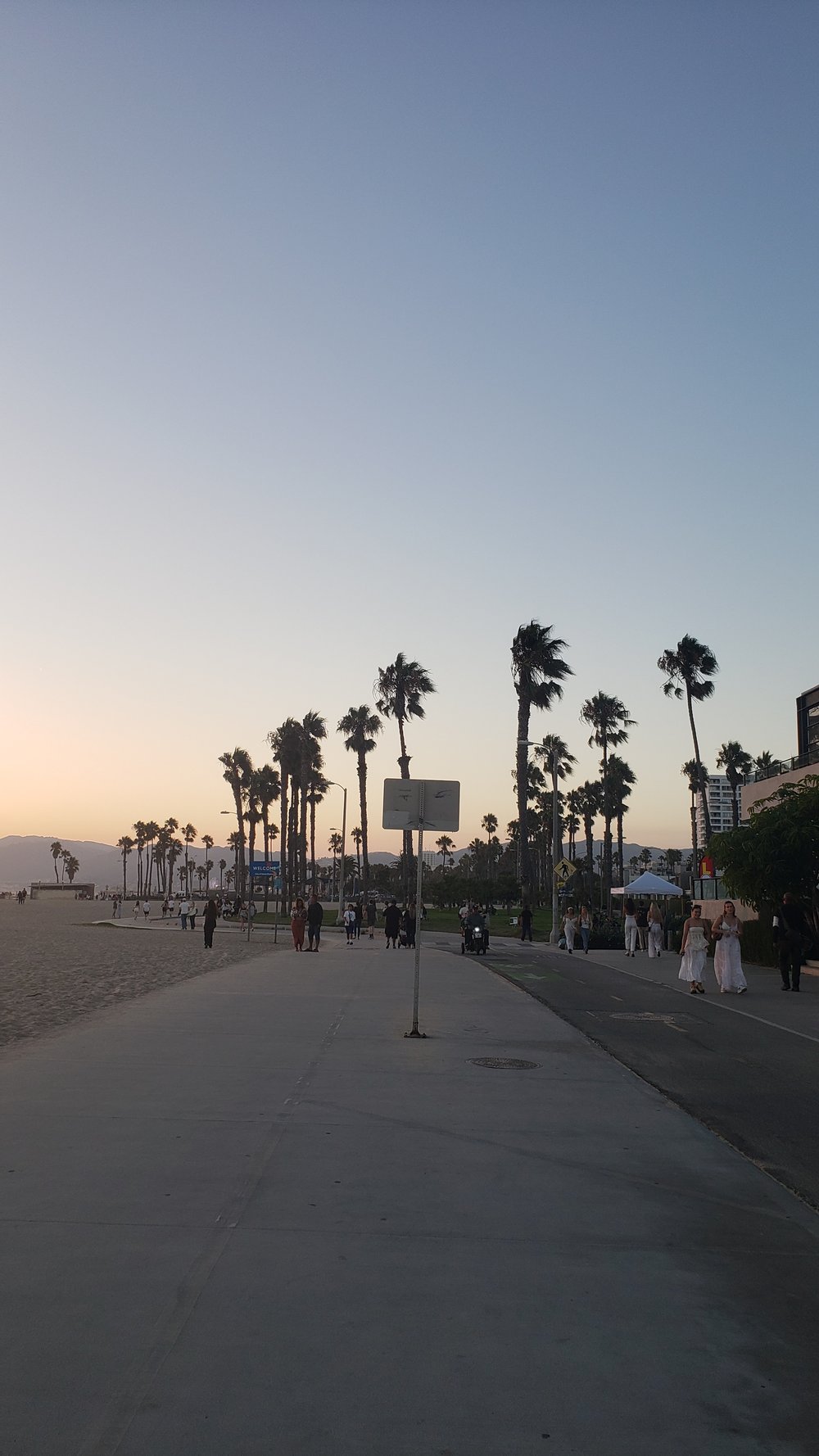 Boardwalk from Venice Beach to Santa Monica Beach