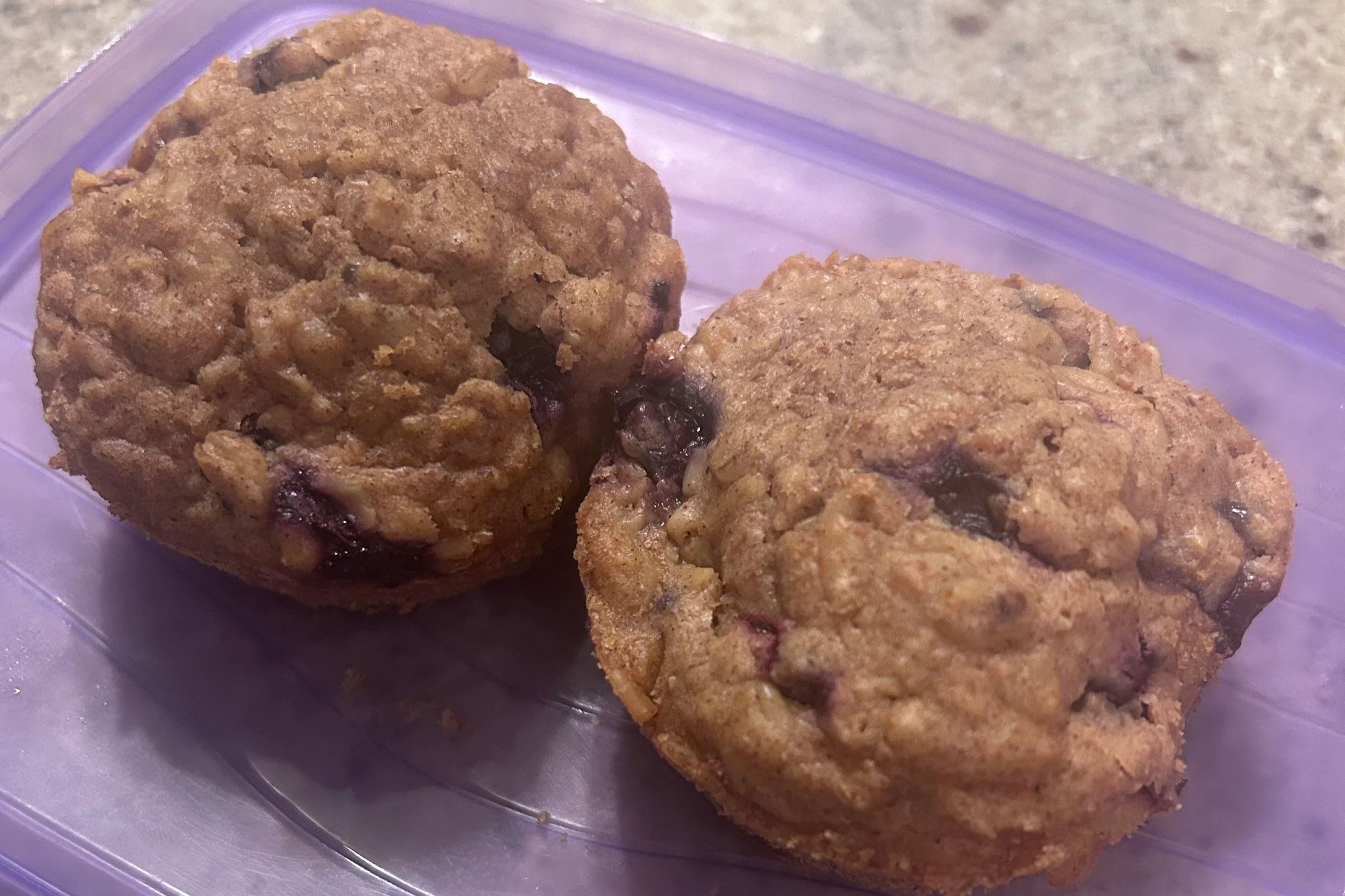 Dairy-free blueberry muffins