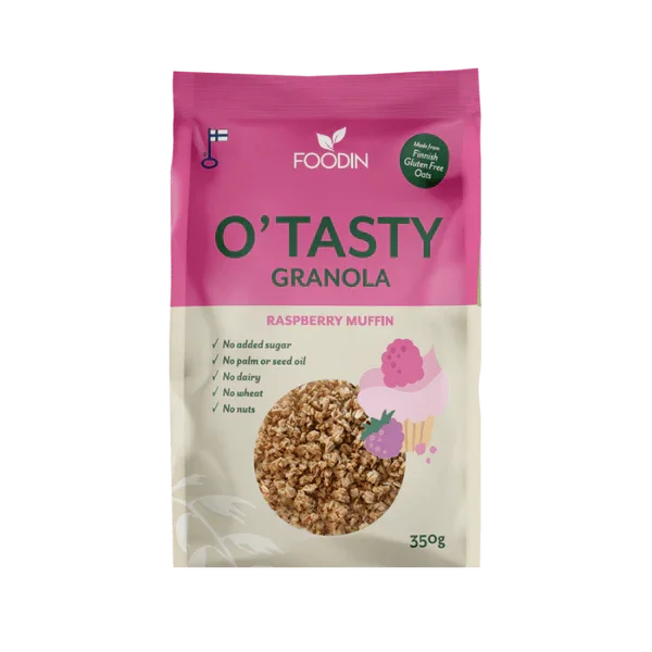 Foodin vadelmagranola
