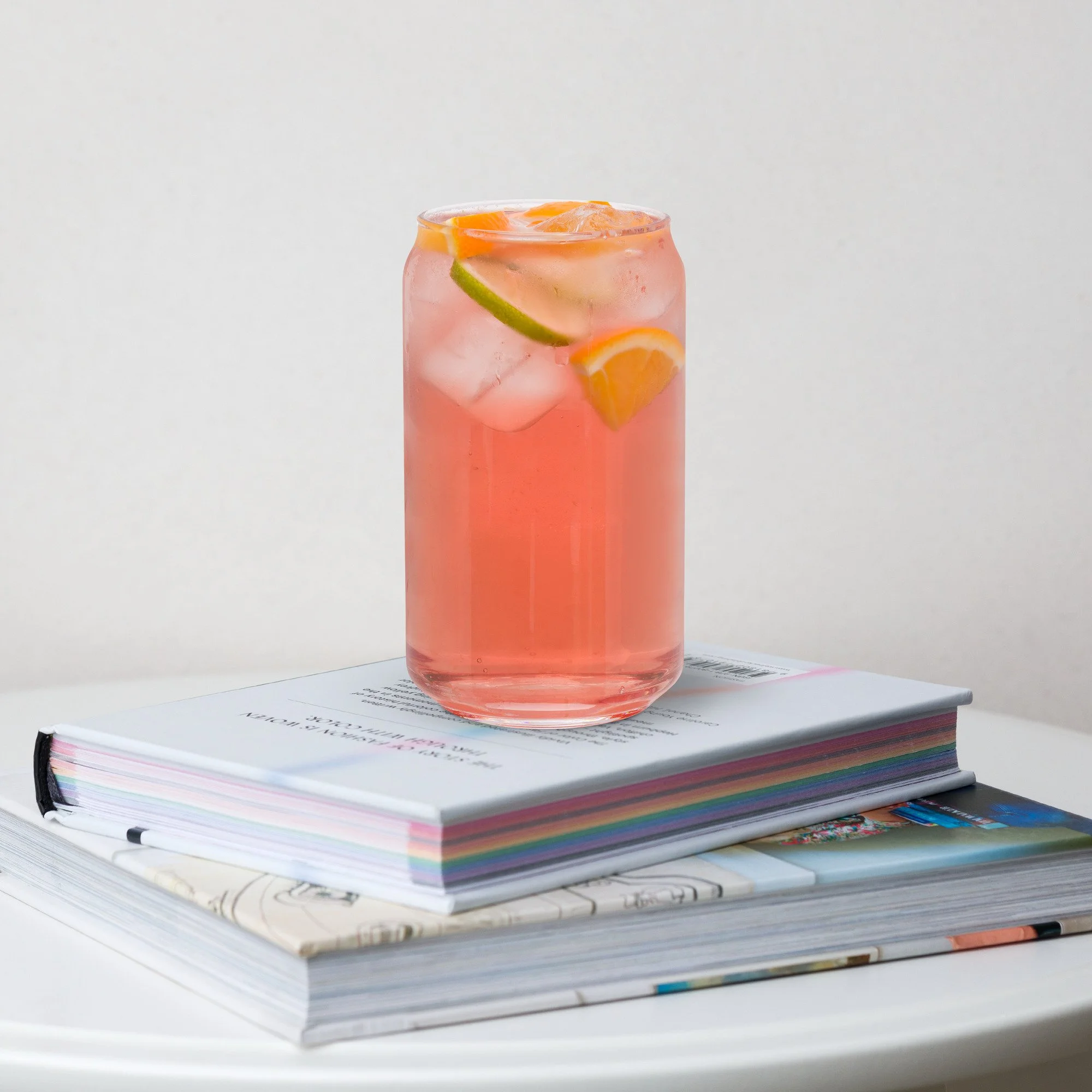 Can-shaped glass — Alie Jones