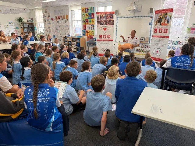 Young Heroes in Manly: St-Mary's Students Leading the Way to a Heart Safe Australia