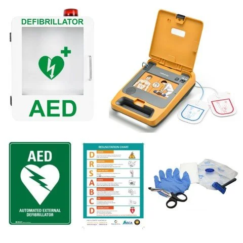 Mindray C1 Defibrillator (AED) Combo - Indoor Alarmed Cabinet