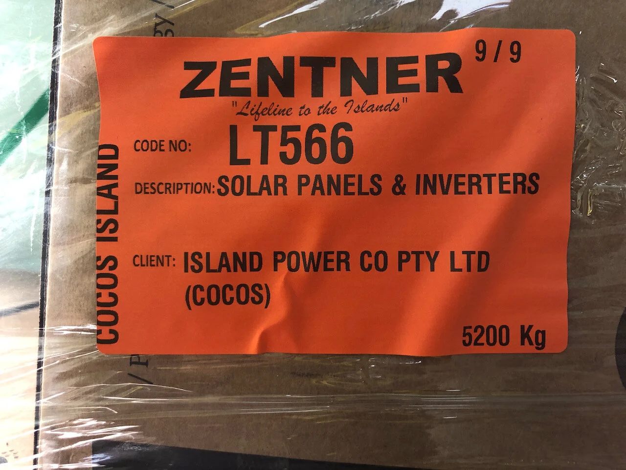 Freight and Shipping — Island Power Co Renewable energy, solar