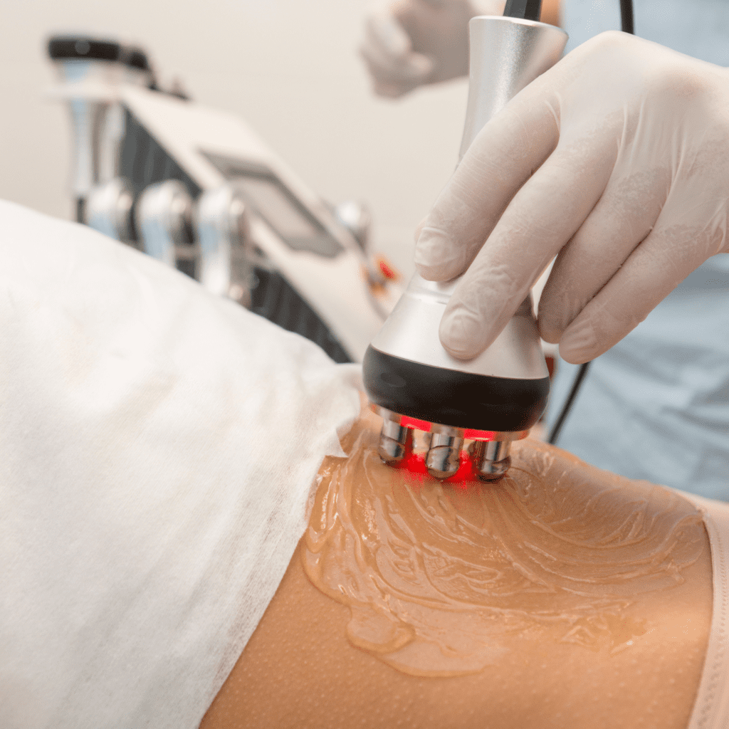 Relaxing professional beauty treatment room