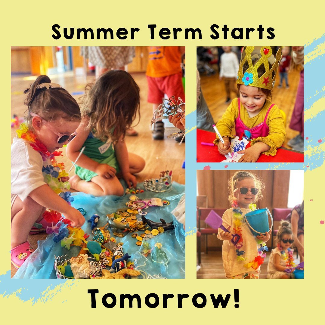 ✨ We're back! ✨ 

Our summer term kicks off tomorrow and we can't believe it's come around so fast! ☀️ 

With a term full of adventures, games, stories and more we cannot wait to get started. 🎭 

There's still spaces in some of our classes so head t
