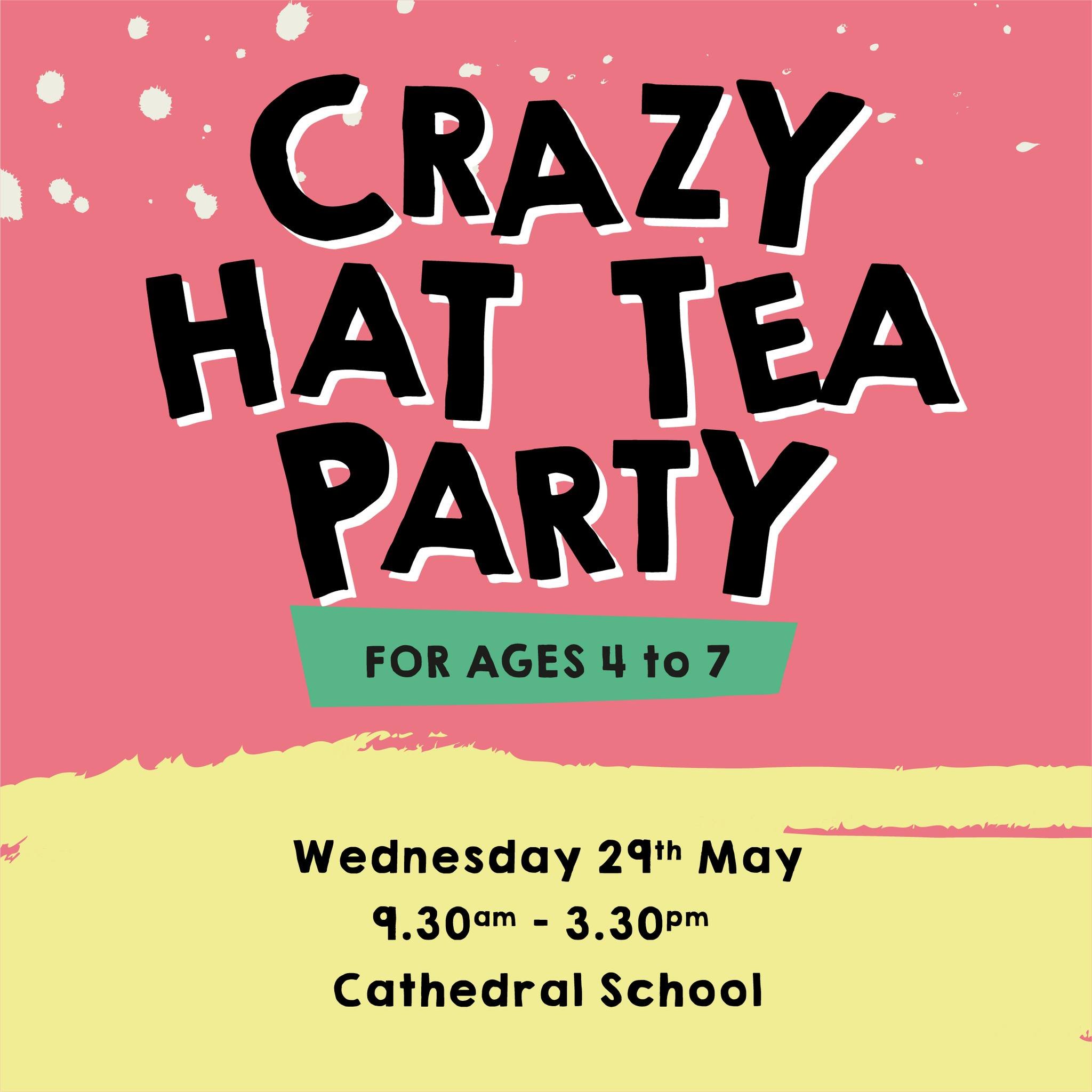 We're back in May half term with our one-day drama and craft workshops! Introducing the Crazy Hat Tea Party!🎩🫖 

At our workshop, children can unleash their inner artist as they design and create their own crazy hats, adorned with glitter, feathers