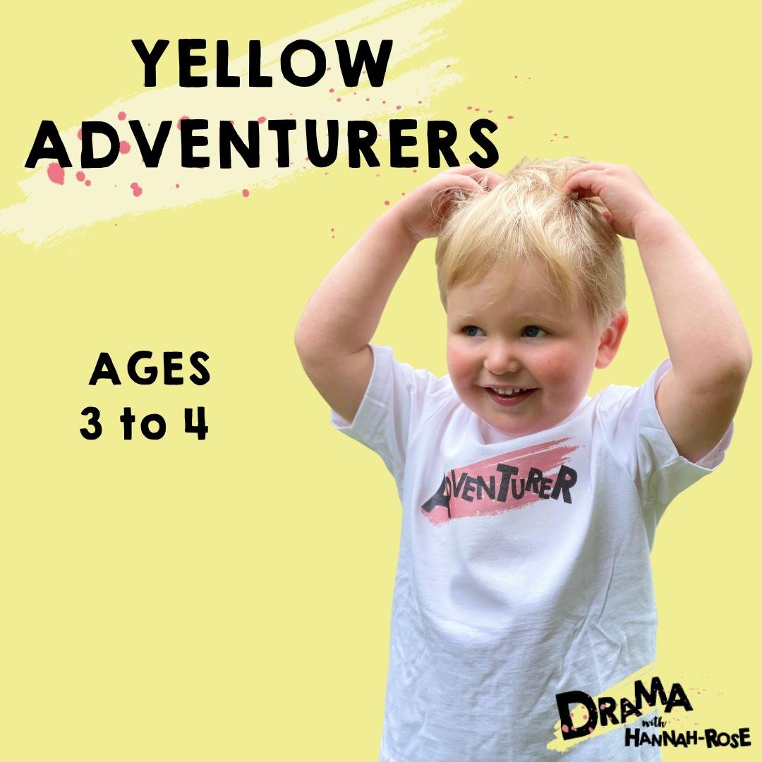 Next let's see what our Yellow Adventures are all about! ✨ 

Perfect for preschoolers starting School in Sept 2024. At this stage, we&rsquo;re starting to unlock you child&rsquo;s imagination through dressing up and roleplay, which also helps to deve