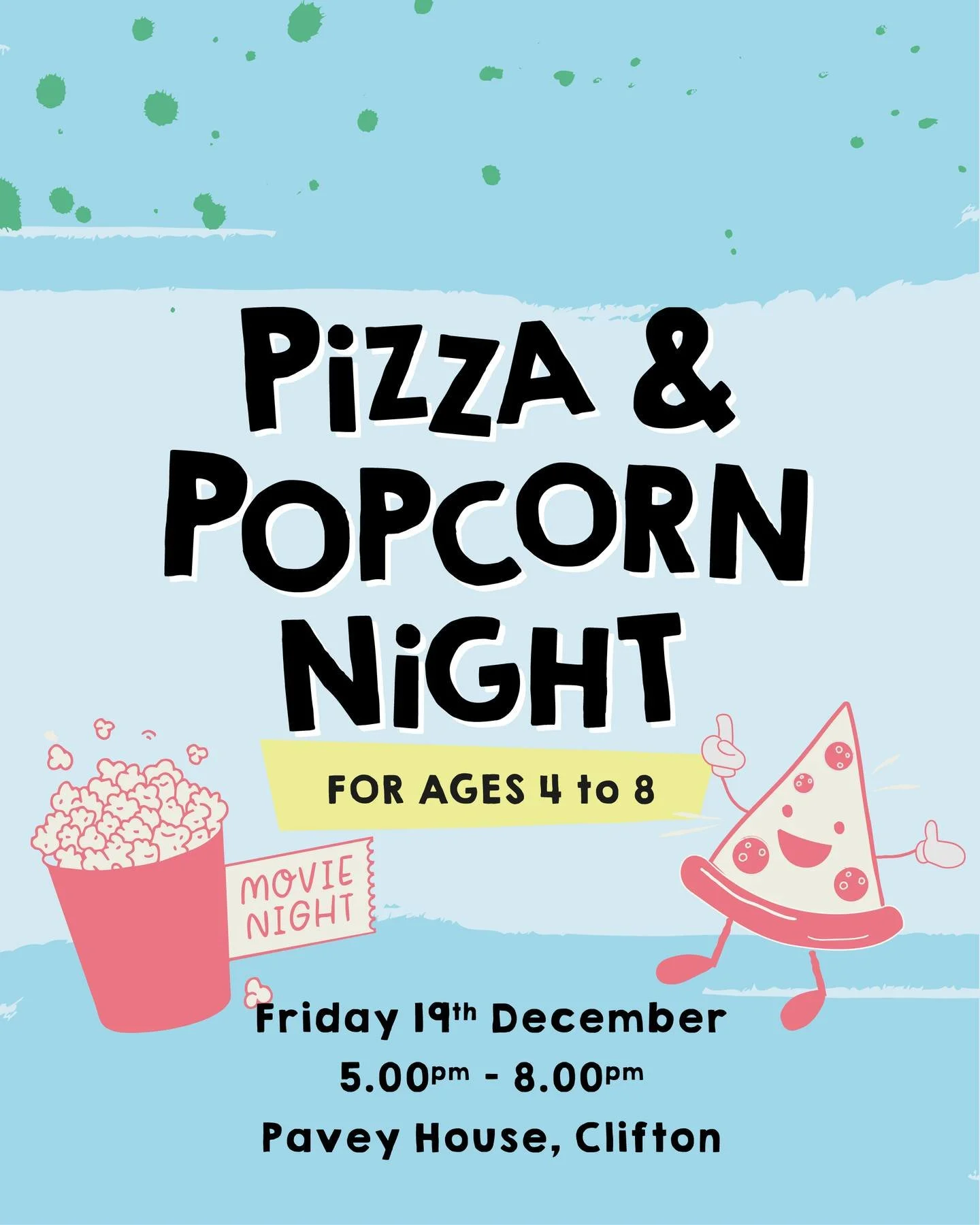 Pizza &amp; Popcorn Night is back!🎄🍕🍿🎬

We&rsquo;re inviting little ones aged 4-8 for a cosy movie night watching The Grinch - complete with pizza, popcorn and festive fun!🎅✨

PLUS&hellip; while the little ones are with us, we&rsquo;ve teamed up