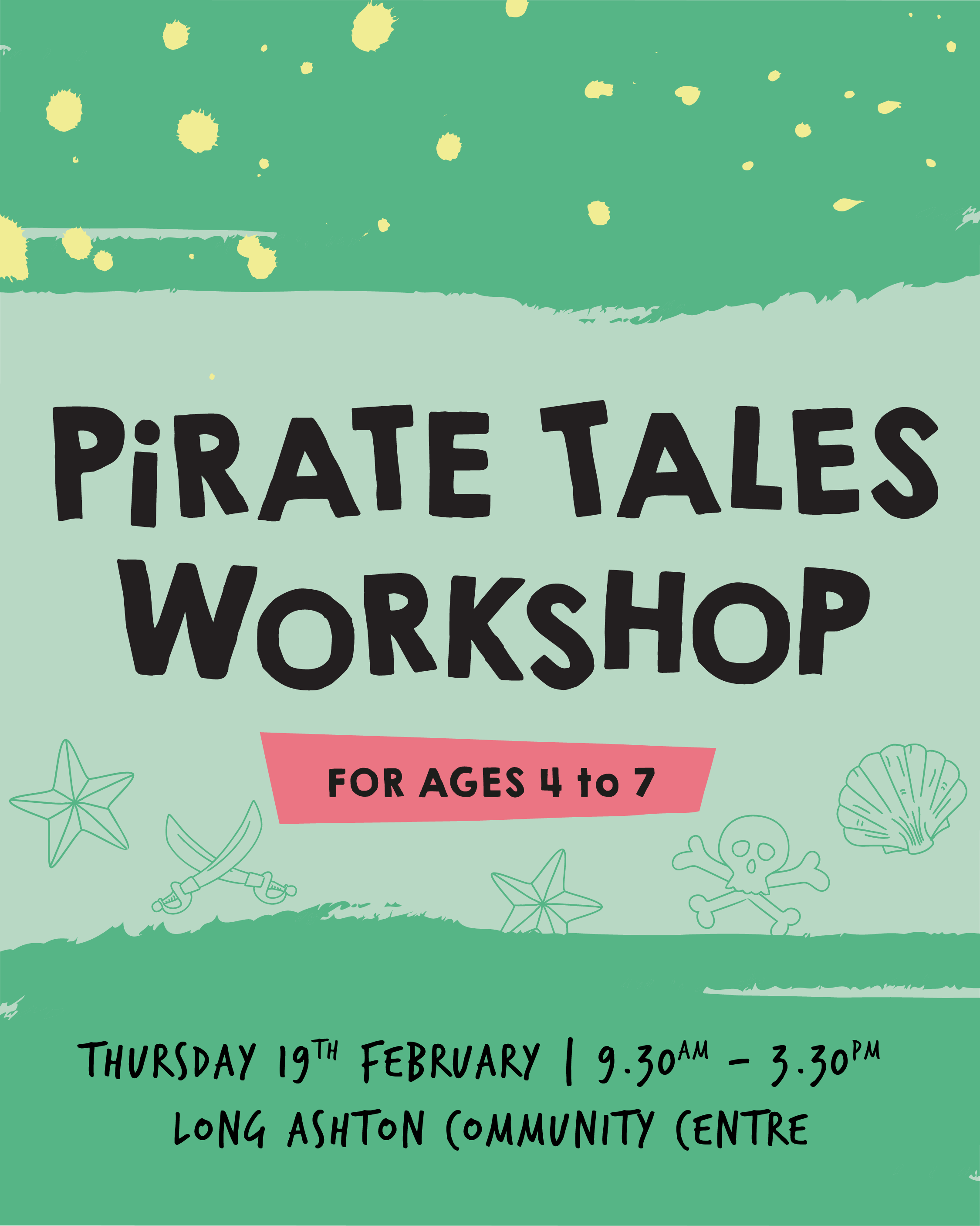 🏴‍☠️ Pirate Tales – Thursday 19th February 2026 Long Ashton Community Centre ⚓✨