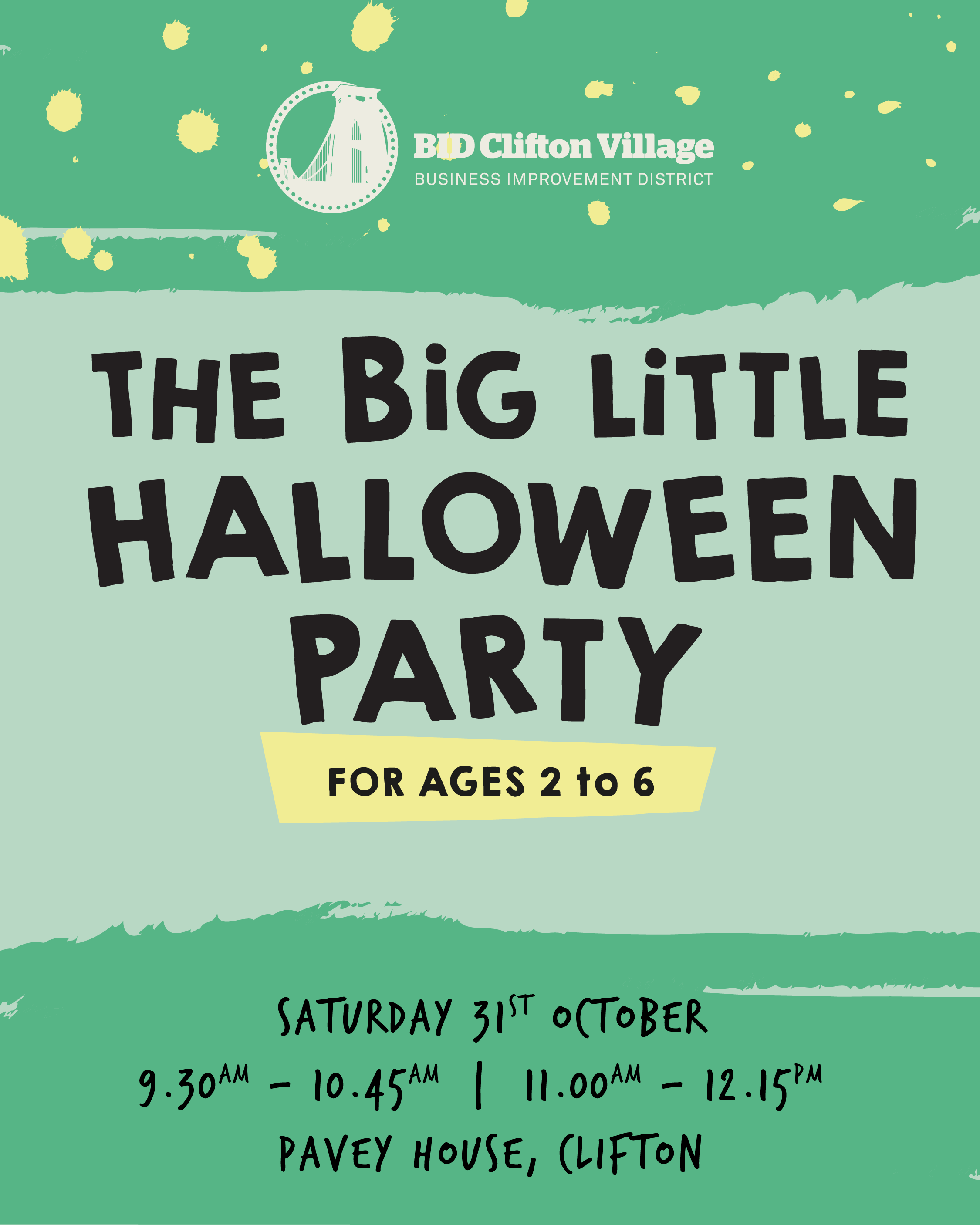 Family Fun Party - The Big Little Halloween Party - Saturday 31st October 2026