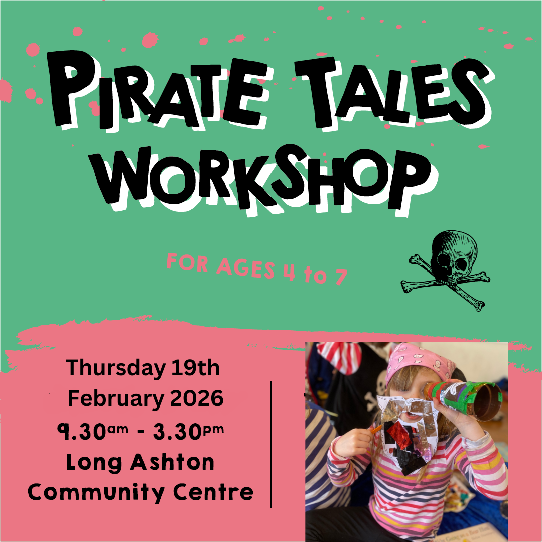 🏴‍☠️ Pirate Tales – Thursday 19th February 2026 Long Ashton Community Centre ⚓✨