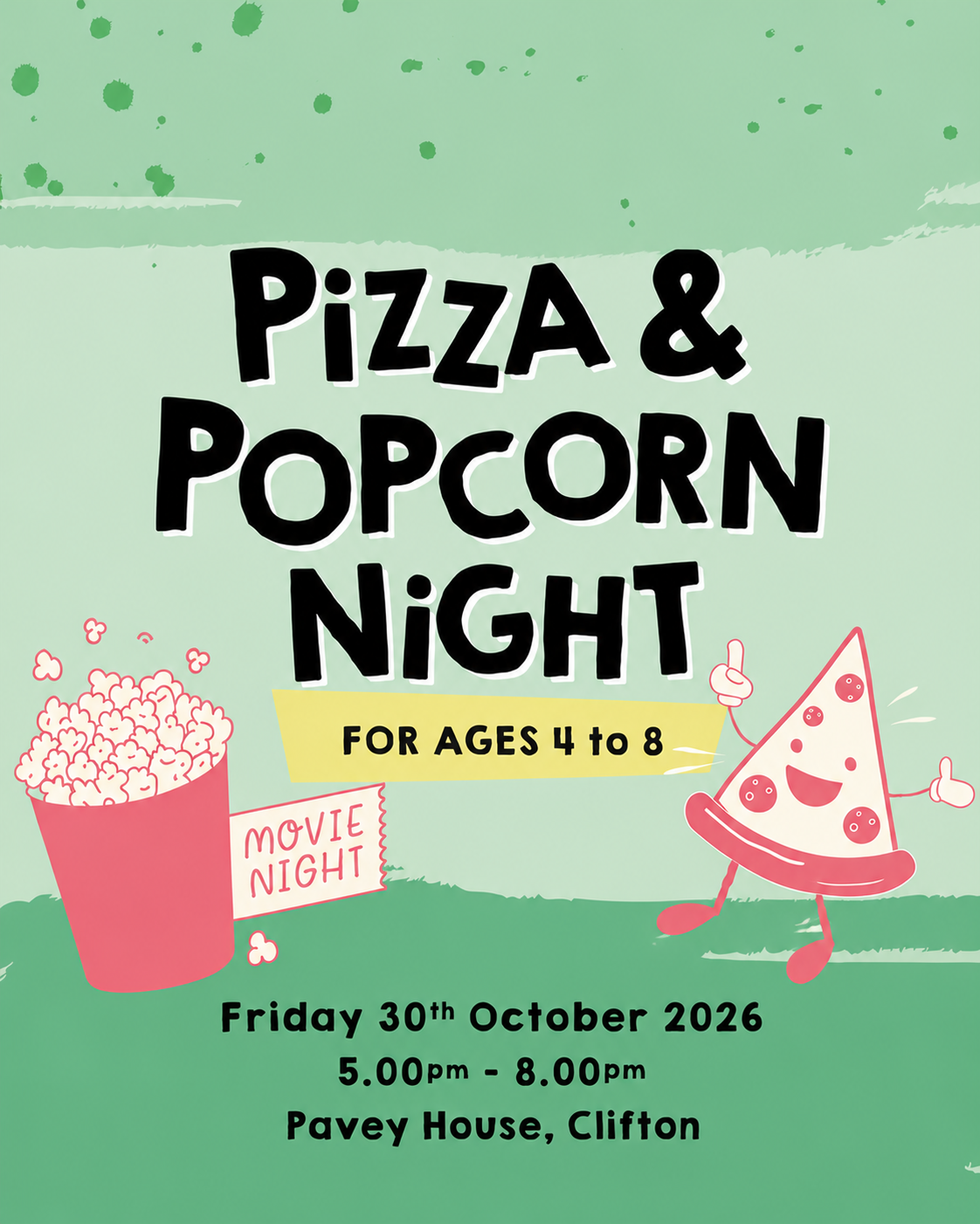 Pizza & Popcorn Night: K-pop Demon Hunters! Friday 30th October