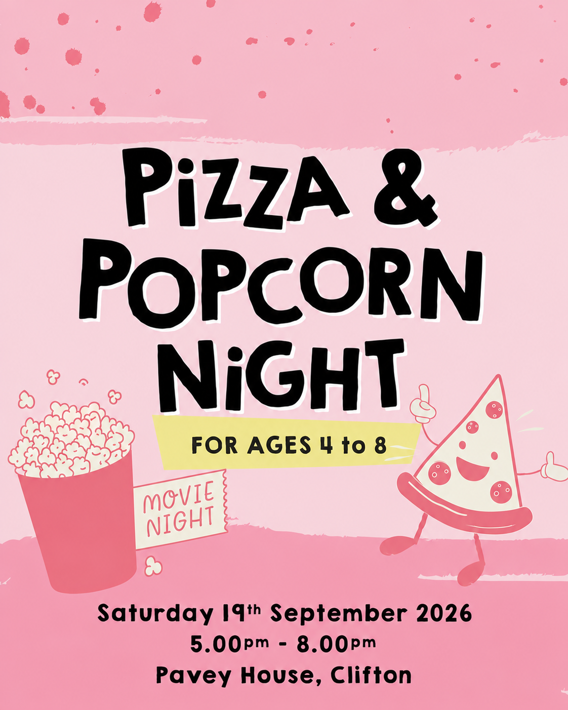Pizza & Popcorn Night: Toy Story 5 (September) - Pavey House