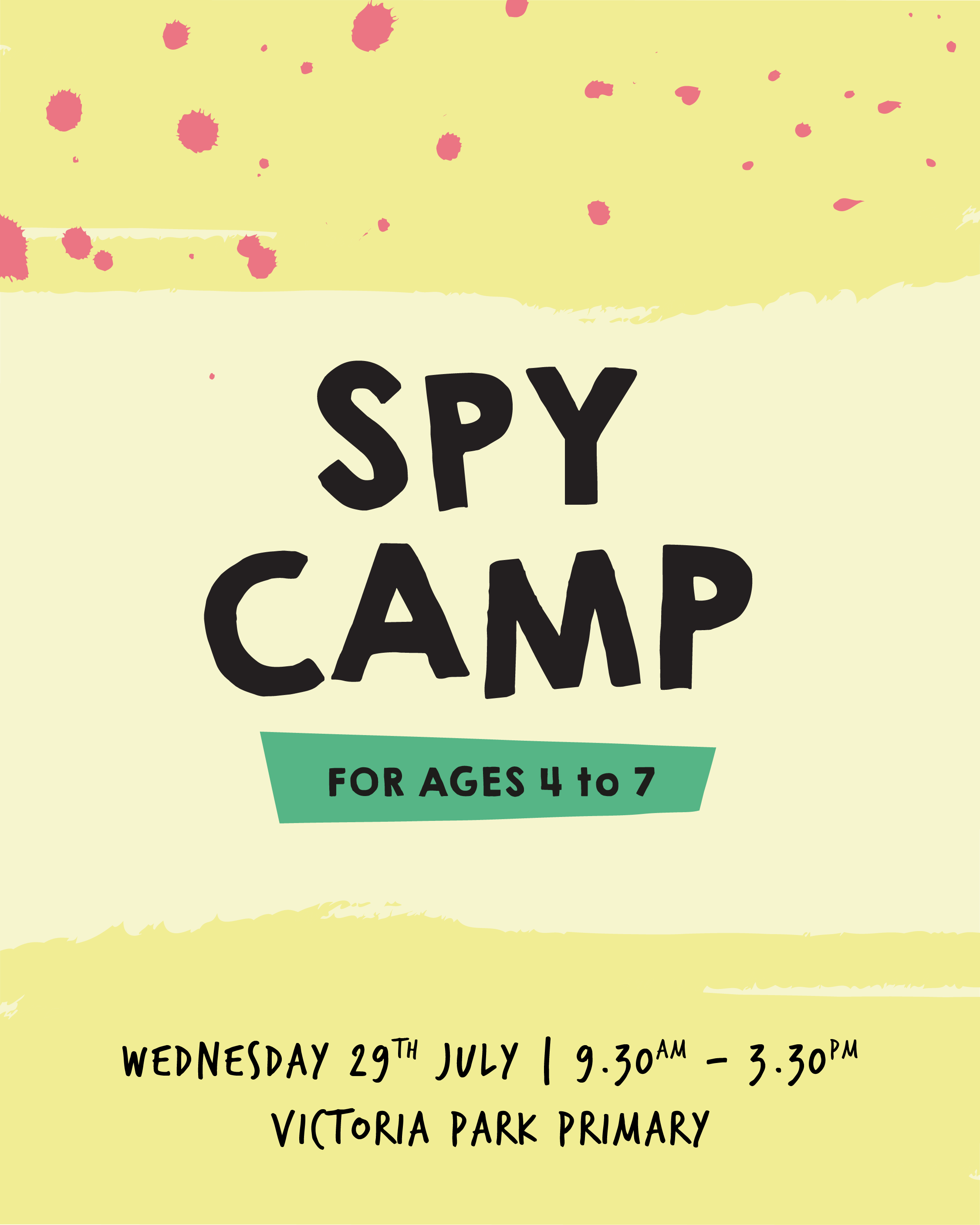 Spy Camp - Wednesday 29th July 2026- Victoria Park Primary School