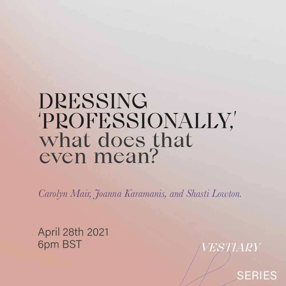 Dressing 'professionally', what does that even mean?