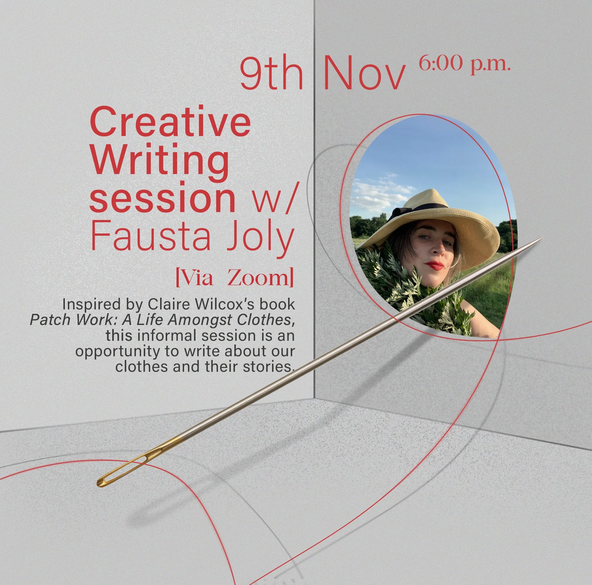 Clothes and Memory: Creative Writing workshop with Fausta Joly