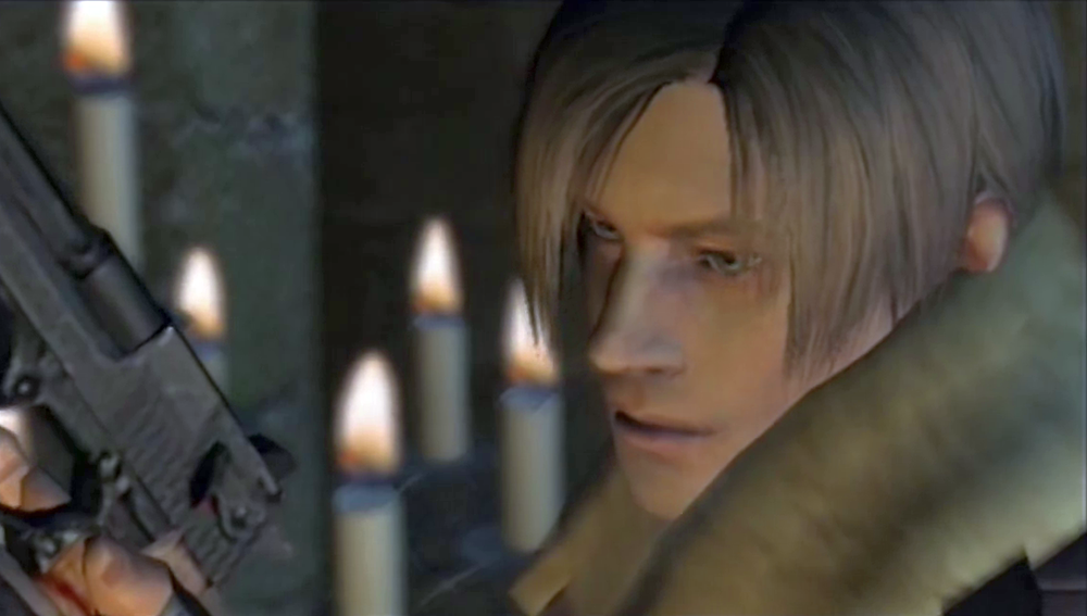 If you ignore the hair color the face of DMC 4 Dante and RE 6 Leon