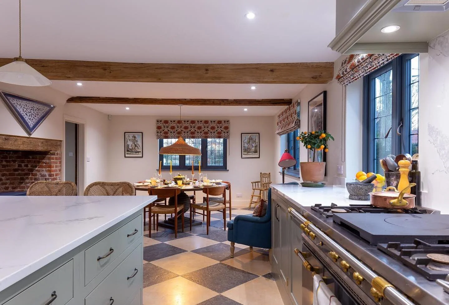 One of my favourite rooms to design - the kitchen! This is our latest one in a beautiful 17th century farmhouse