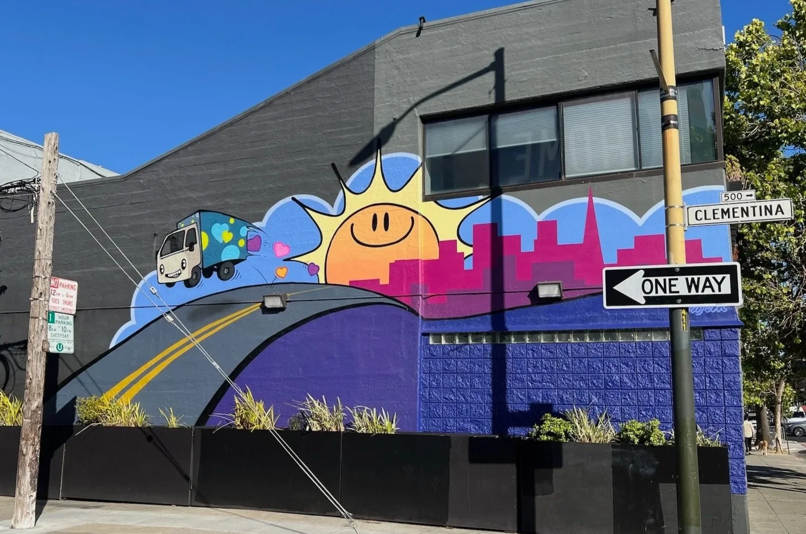 HandsOn Bay Area mural in SoMa West, San Francisco