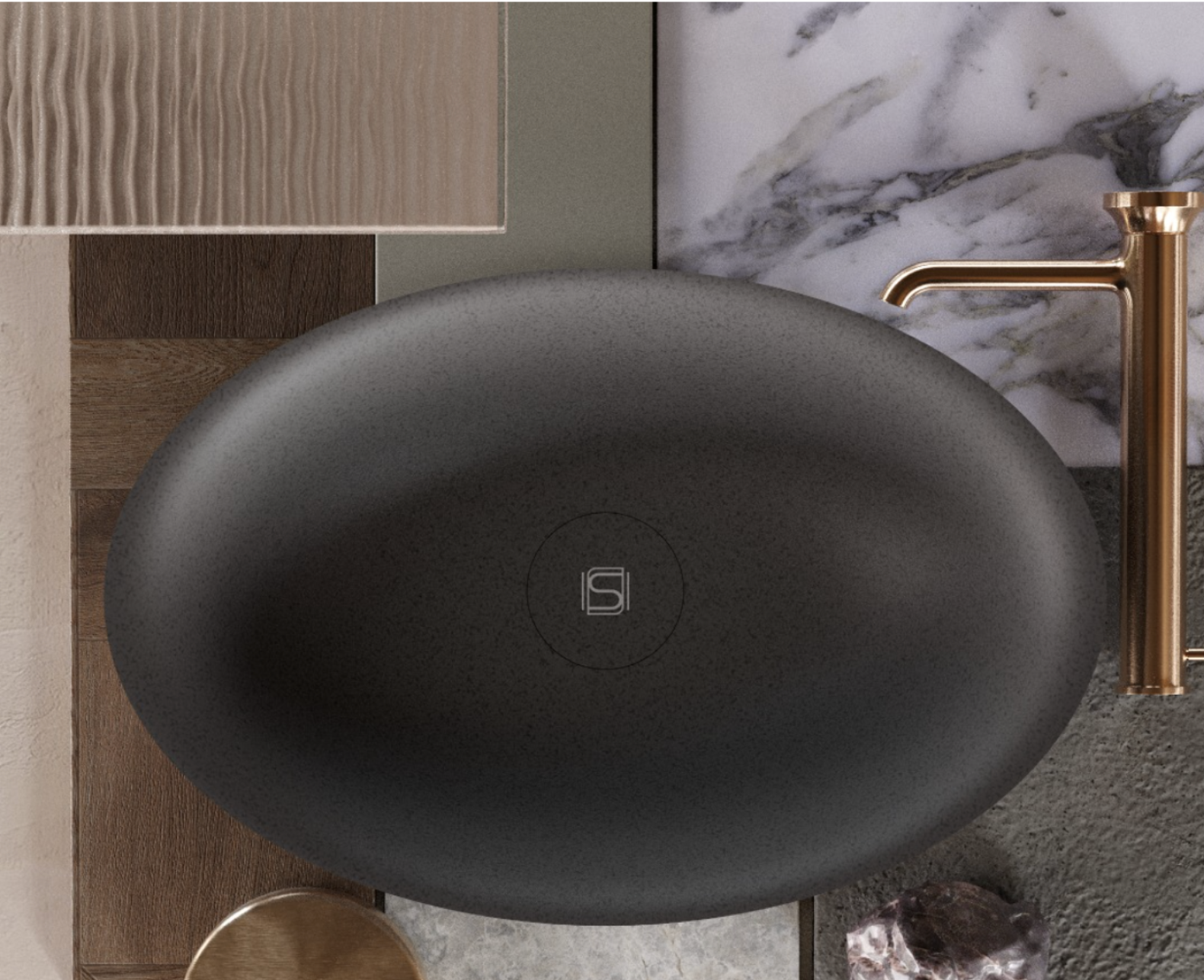 Sophstone can color customize your bathware — yes, even in ‘Mocha Mousse’ if that’s your jam