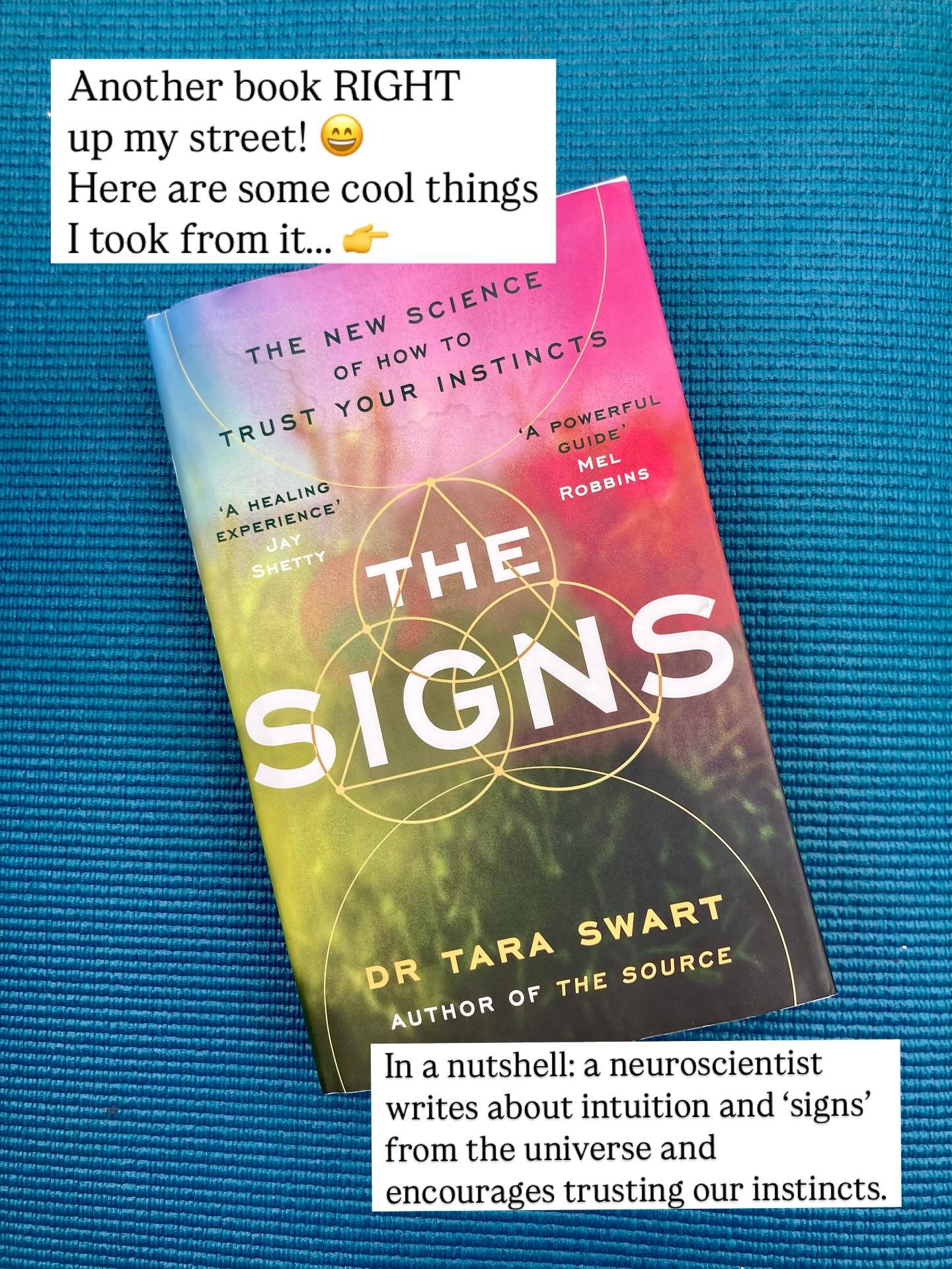 Another book I&rsquo;ve enjoyed recently&hellip; The Signs by Dr Tara Swart @drtaraswart . Dr Swart is a neuroscientist and medical doctor and&hellip;  saw signs from her deceased husband that really felt like he was communicating with her. She could