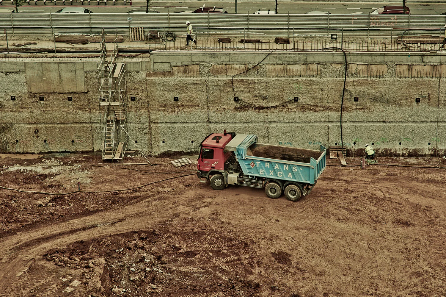  CONSTRUCTION SITE. Bacelona, Spain. 