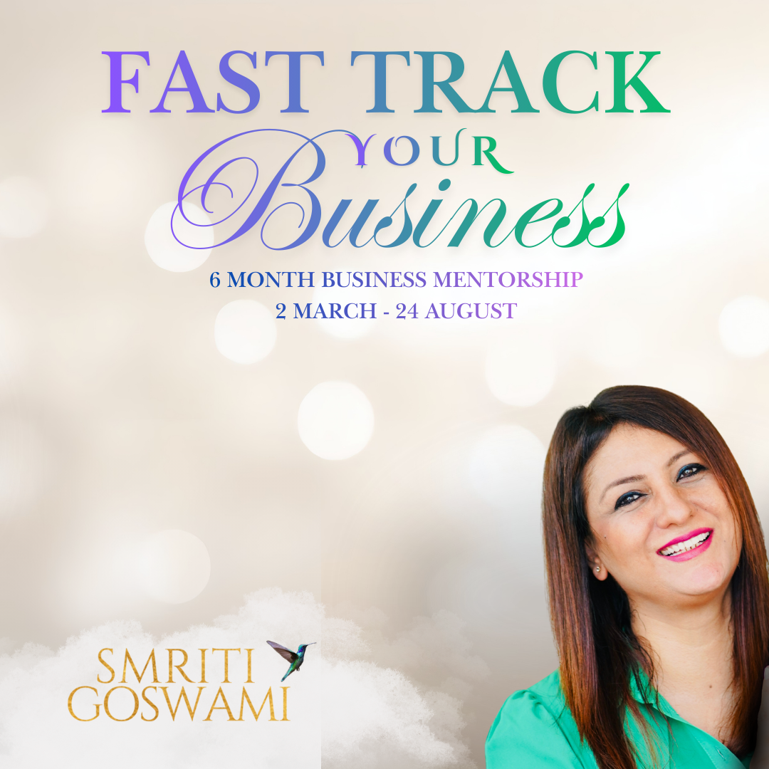 FAST TRACK YOUR BUSINESS 
6 MONTH BUSINESS MENTORSHIP