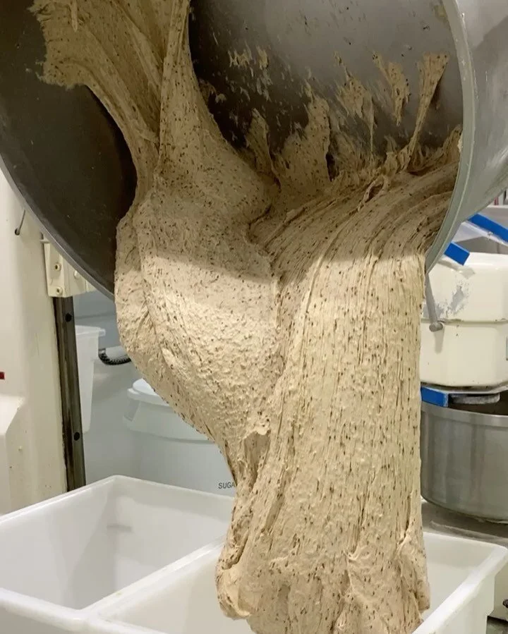 Mixing our 7 grain ❤️
