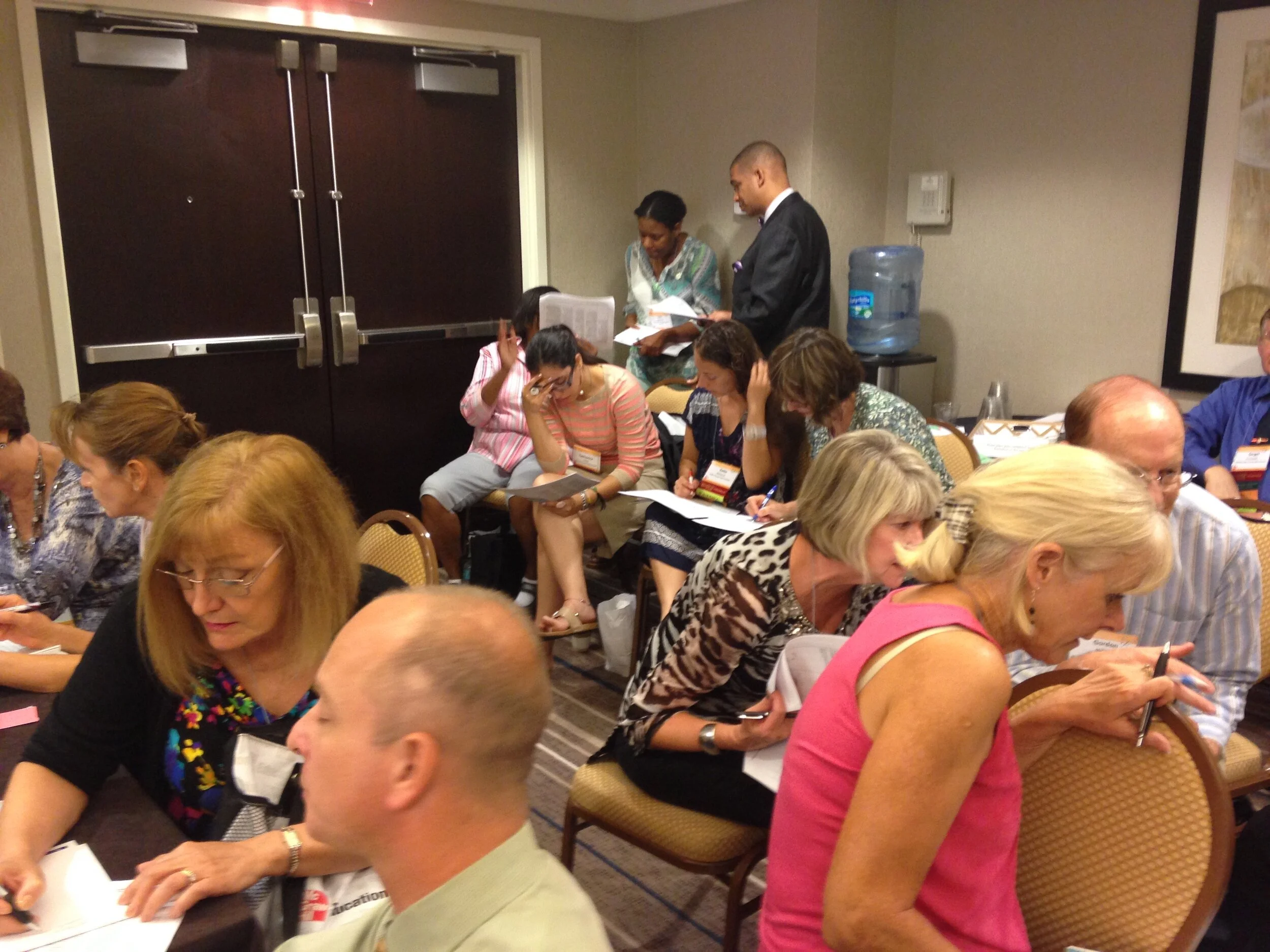 ACE of Florida educators working hard during a CCRS workshop