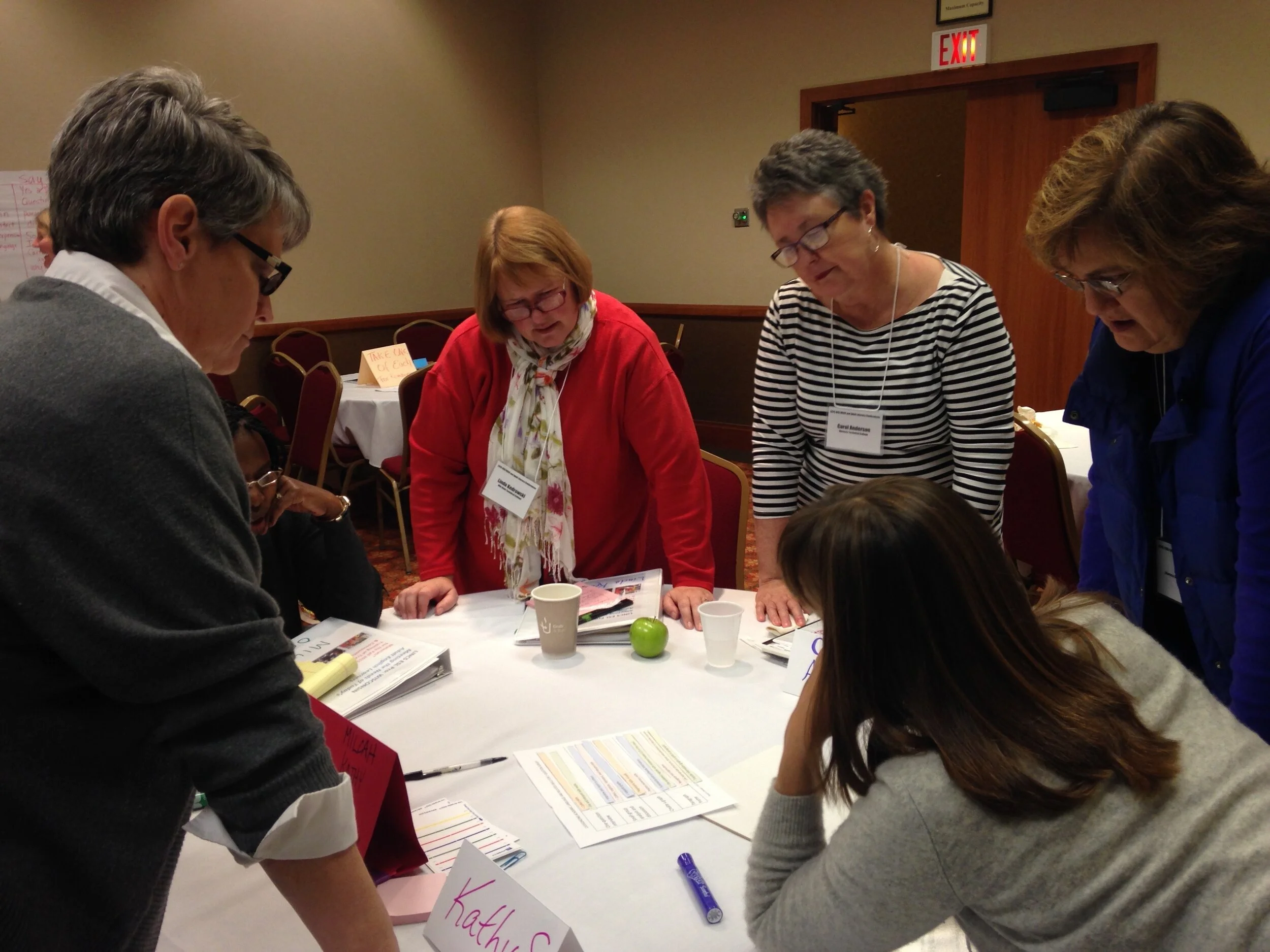 Wisconsin's creme de la creme teachers puzzling out rigor in English language instruction.