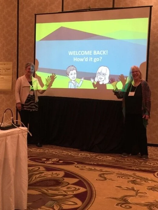 Betsy Parrish (colleague, friend, and adult education expert!) and I at the Wisconsin Common Ground conference, facilitating our Maximizing Learner Outcomes workshop