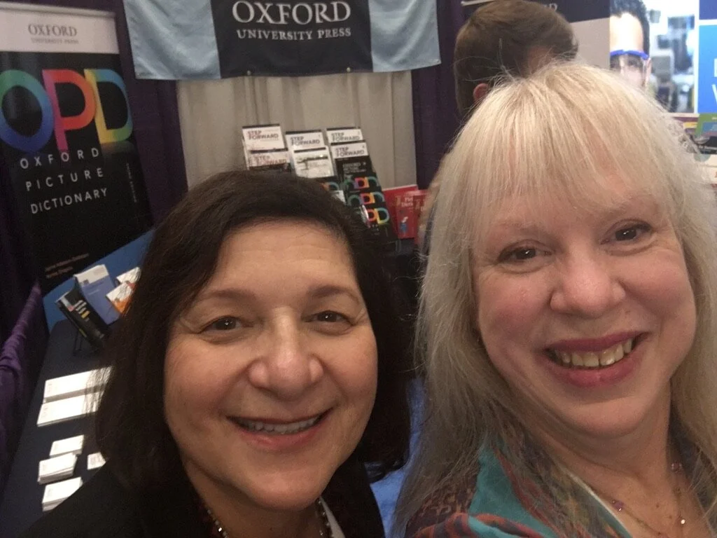 Colleague, dear friend, and wise woman, Lori Howard at CATESOL