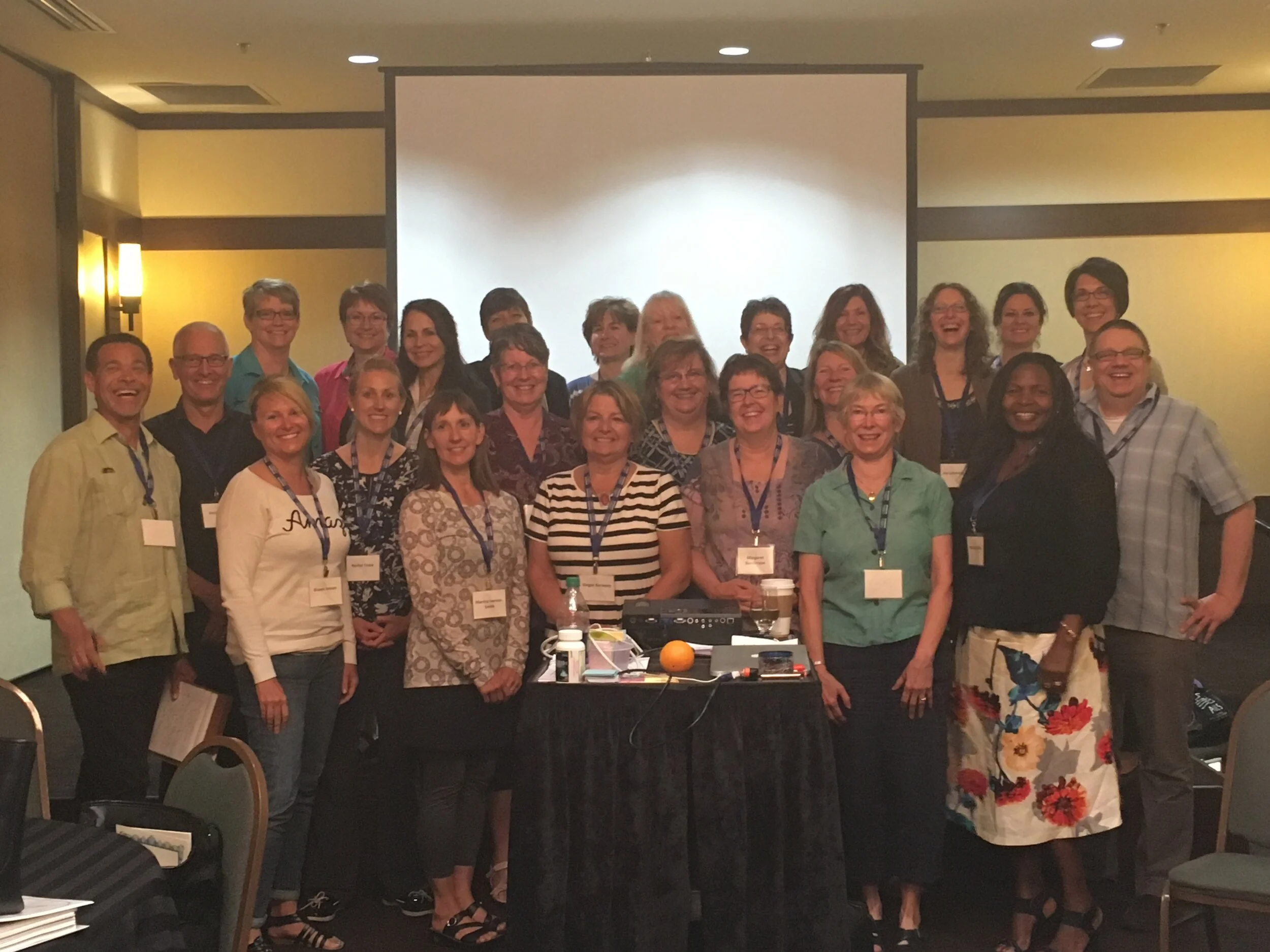 The whole Wisconsin group at the end of a 2-day training on the LINCS ESL Pro materials.