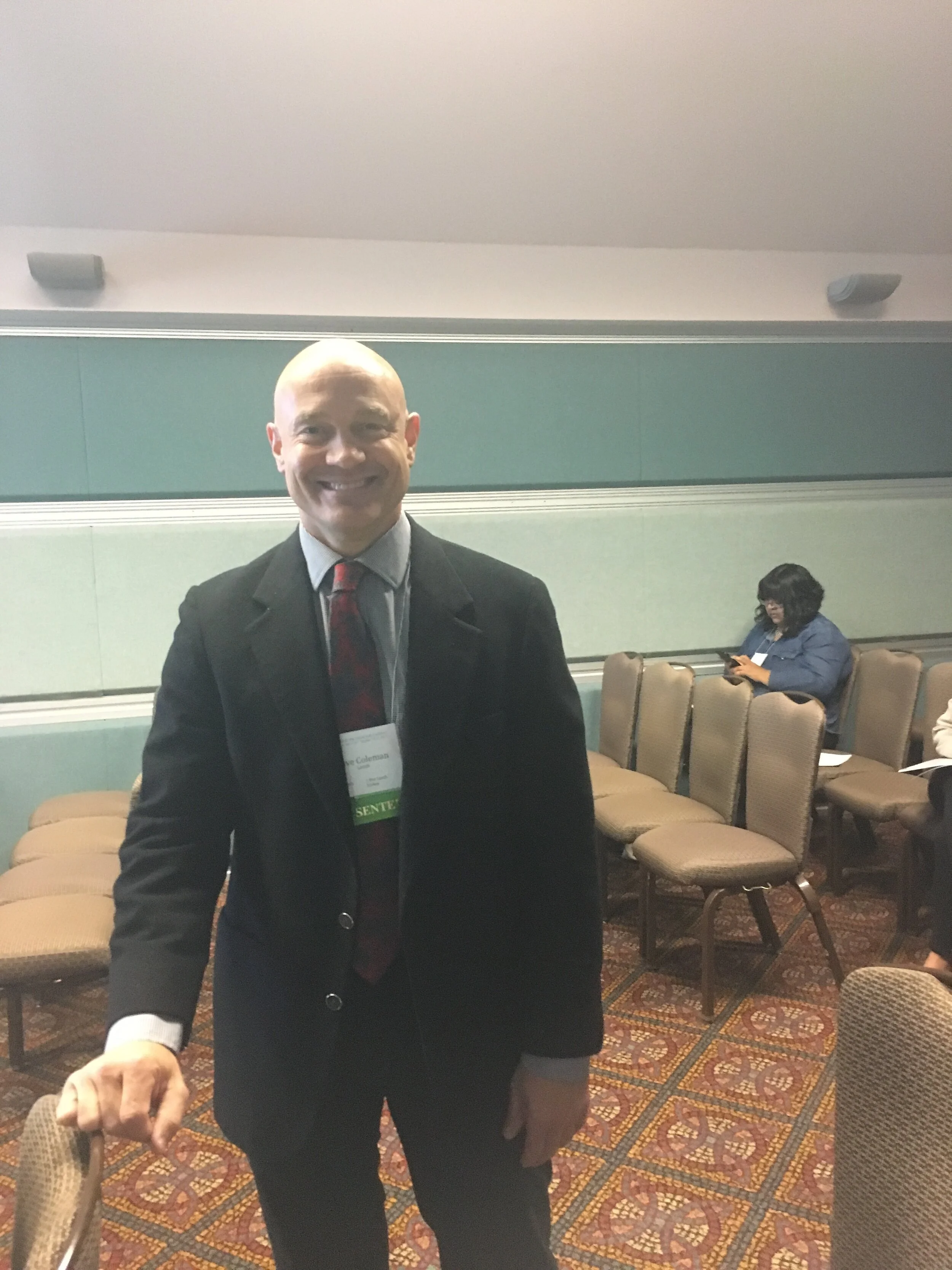 Superstar! Dave Coleman pausing between sessions at CASAS Summer Institute