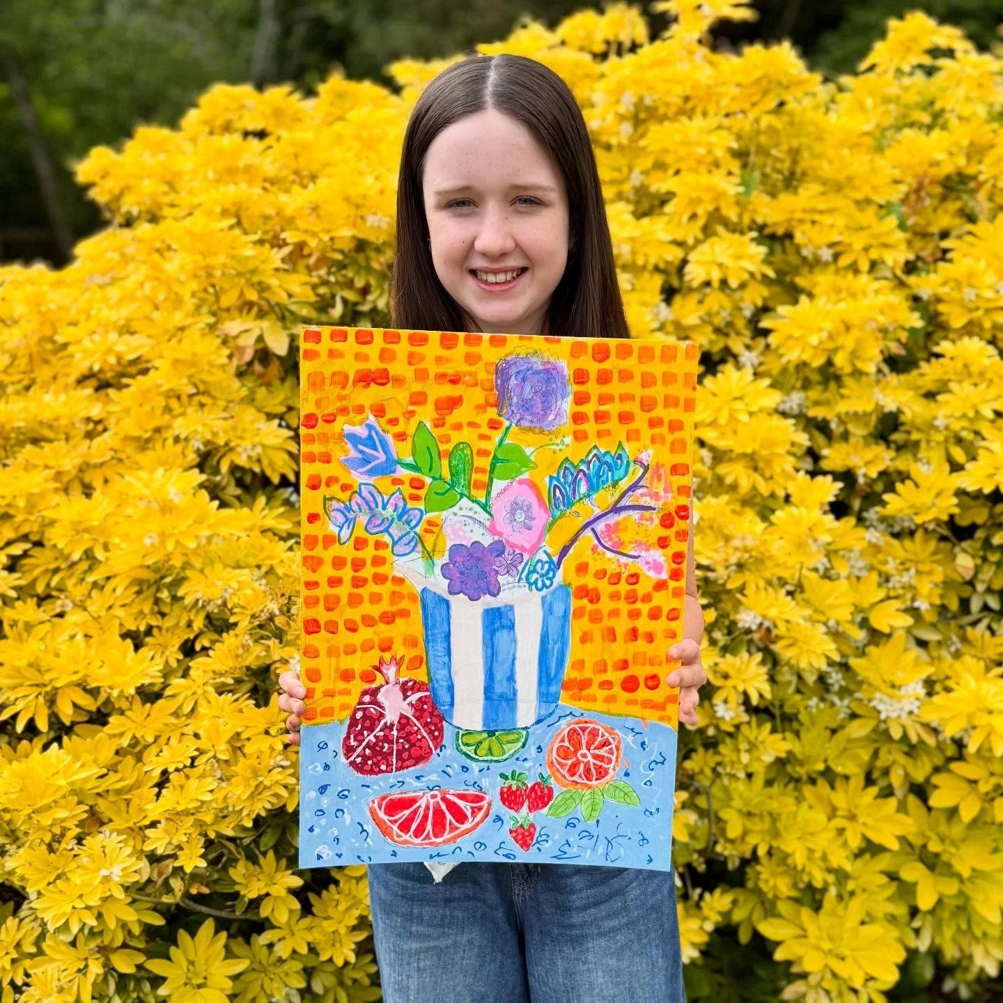 I love the vibrant colours!!!
ππ§‘ππ©΅πππππ
Great work everyone ππ€©ππ€©
Students have completed their still life paintings and used fine liners and POSCA pens to add illustrations and detail.
Beautiful! Xxx
.
.
.
.
.
#stilllife #observation