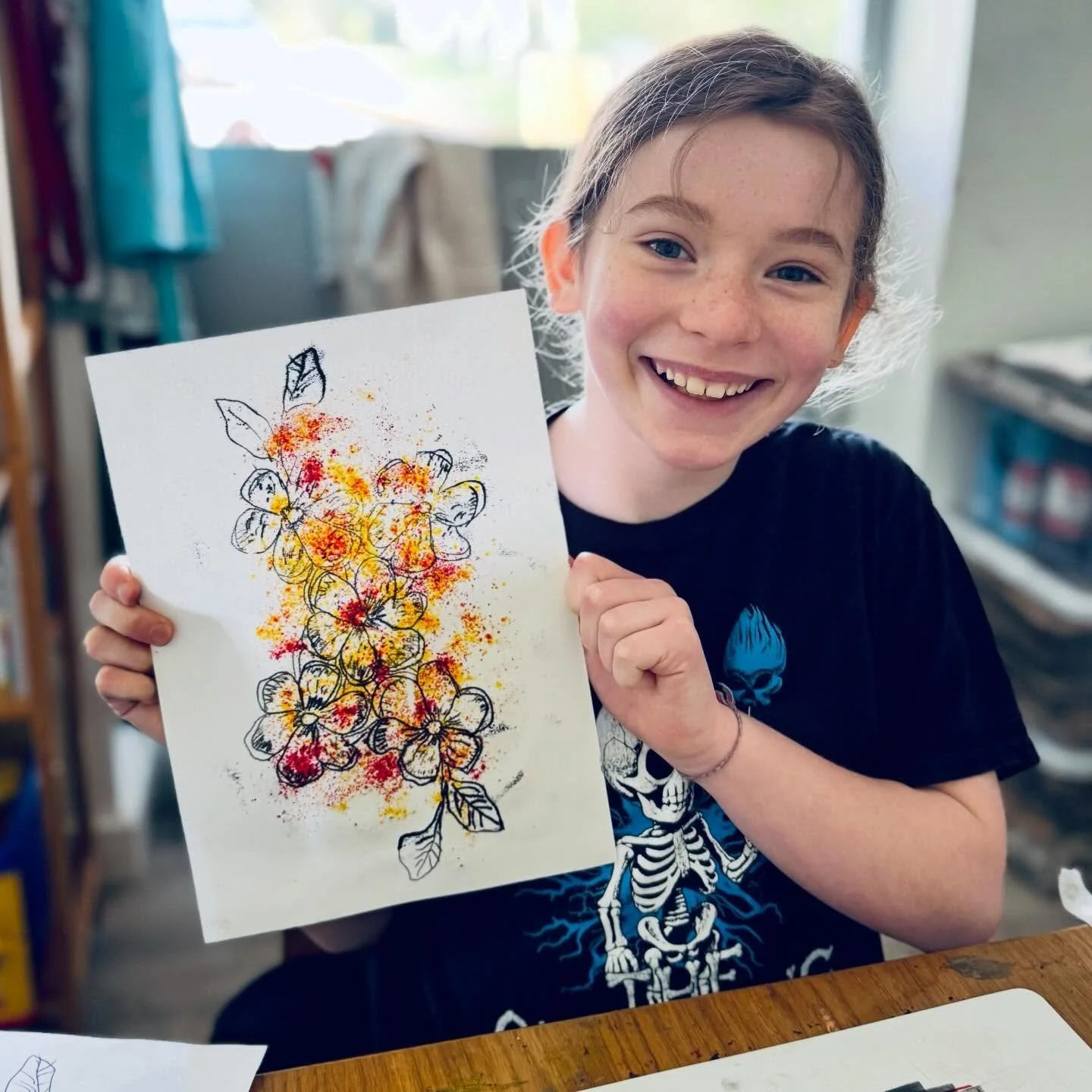 Check out this inky goodness!! 

We&rsquo;re back after half term and this week we have been exploring line through the process of mono-printing. It has been fab!

We began the session priming paper before discussing all the things a line can be. Stu