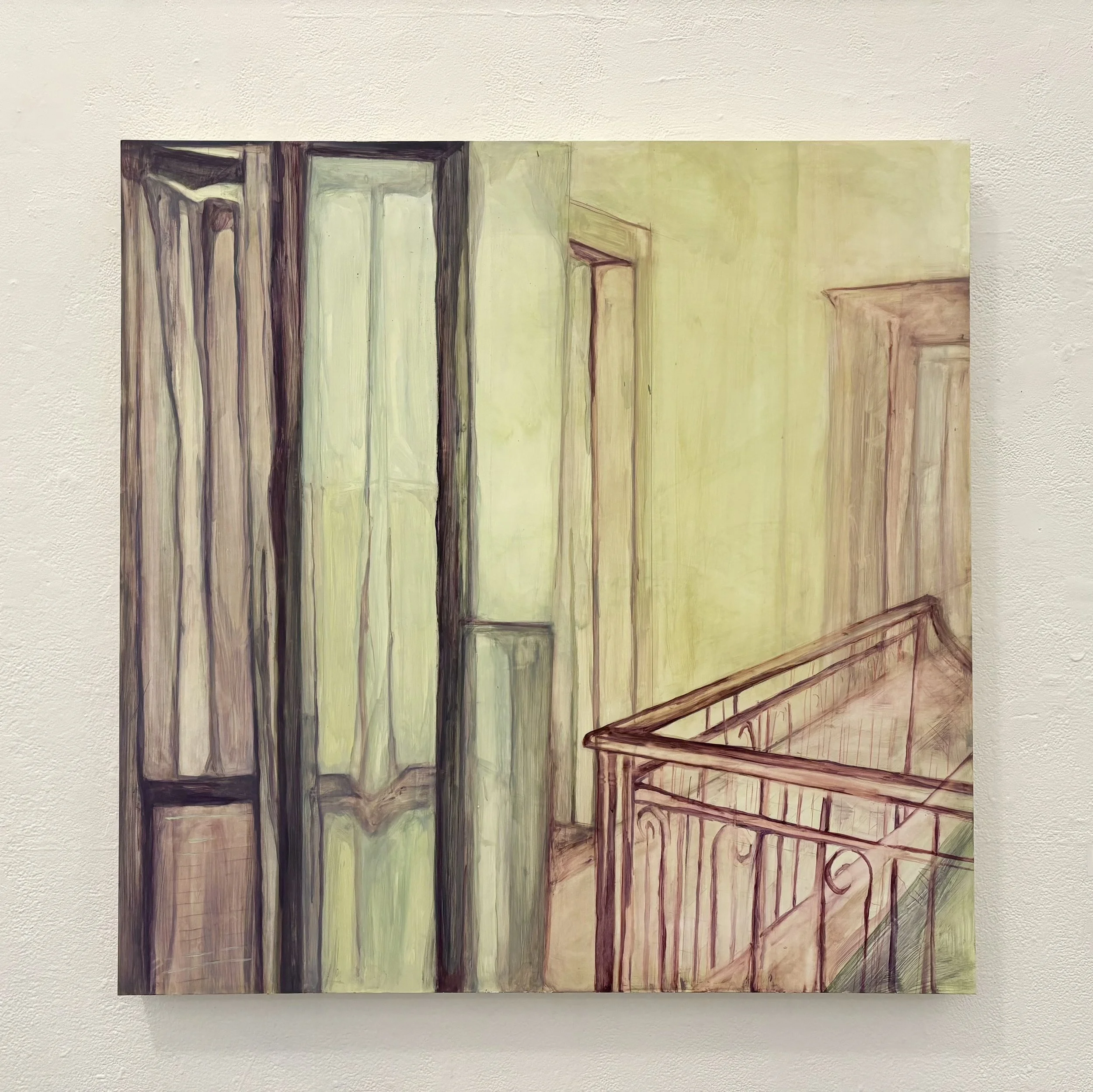 Un luogo dove possiamo incontrarci
Oil on Wood Panel (36'' x 36 '')