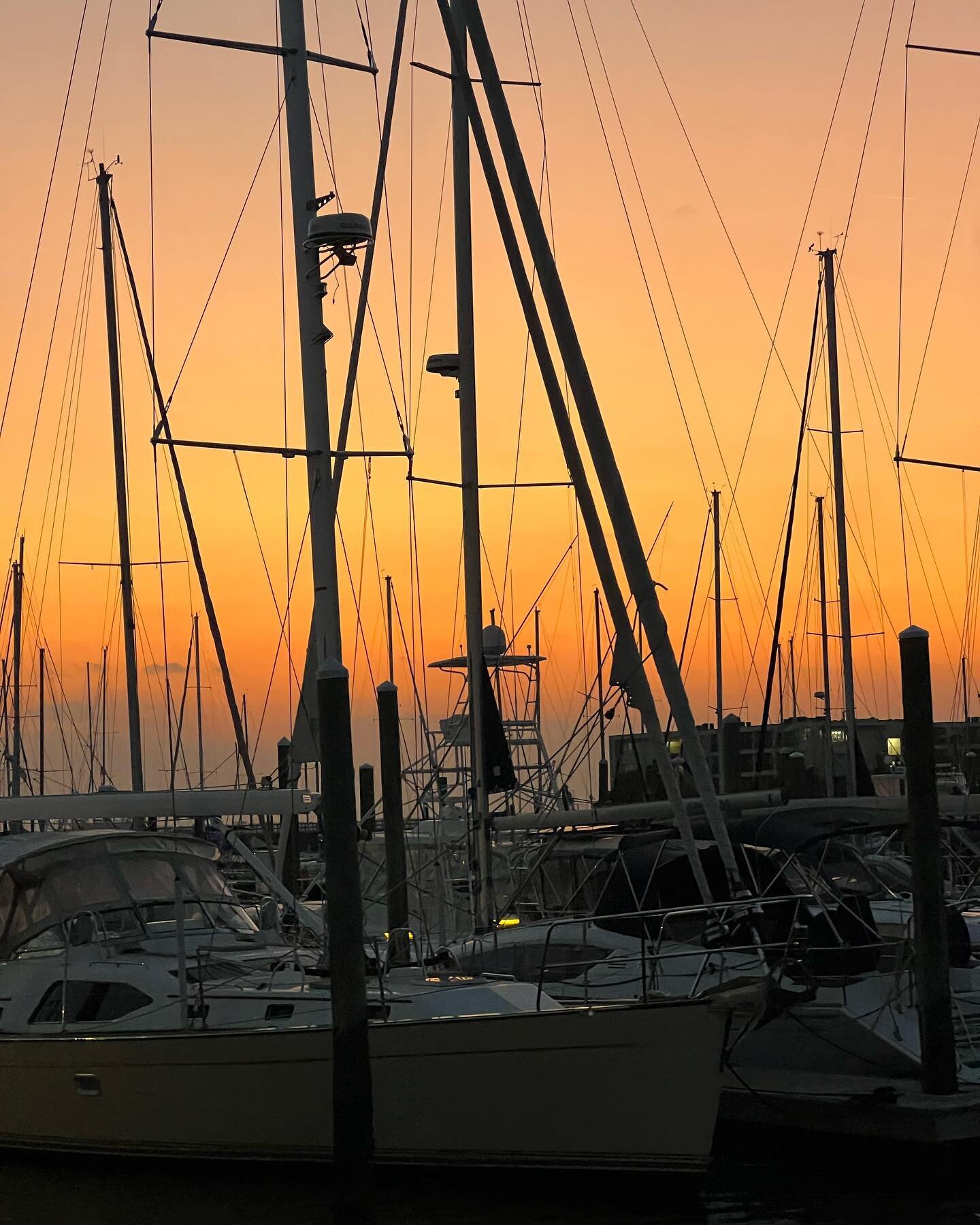 Saint Simons Marina at Sunset 😍