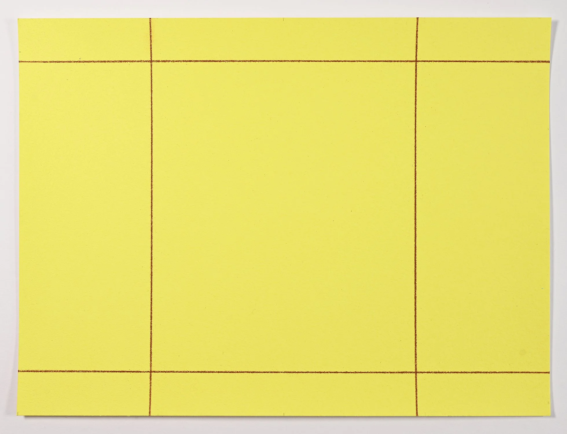 Matthew Deleget, Brown Out, 2006, Brown colored pencil and acrylic on paper, 9 x 12 inches, #842
