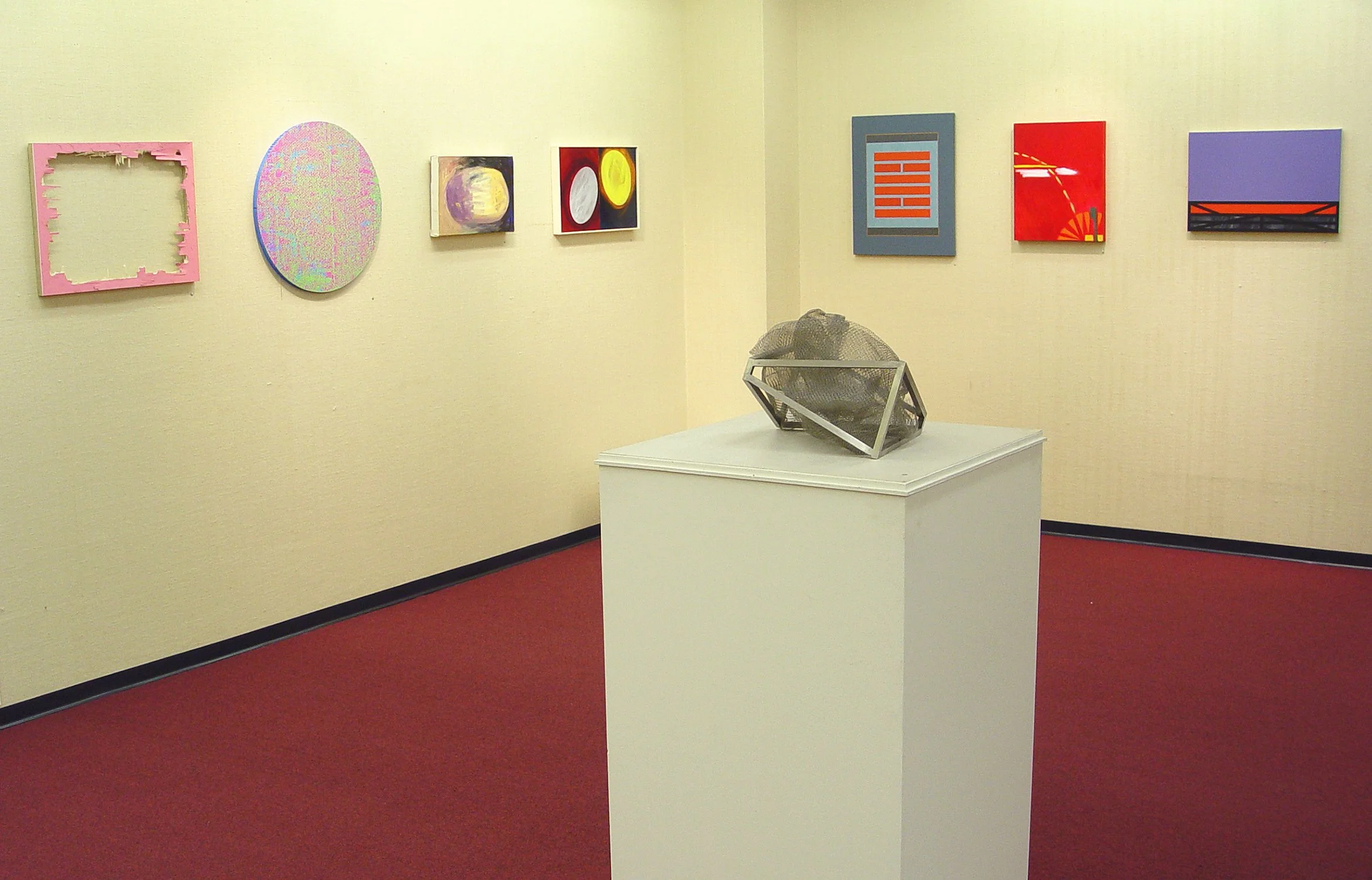 Exhibition view in Continuum: In Celebration of 70 Years of American Abstract Artists, St. Peters College Gallery, Jersey City, NJ, 2007