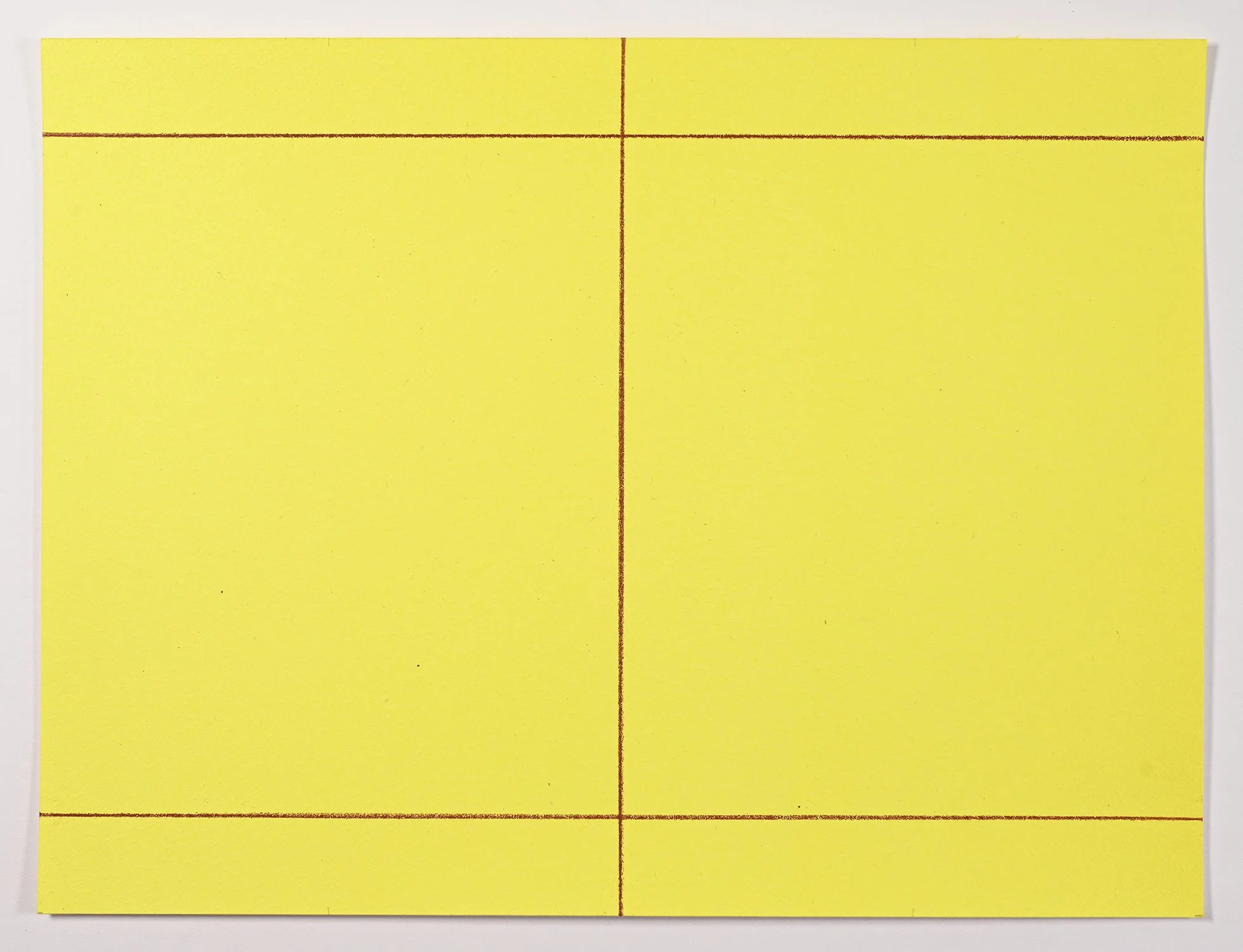 Matthew Deleget, Brown Out, 2006, Brown colored pencil and acrylic on paper, 9 x 12 inches, #843