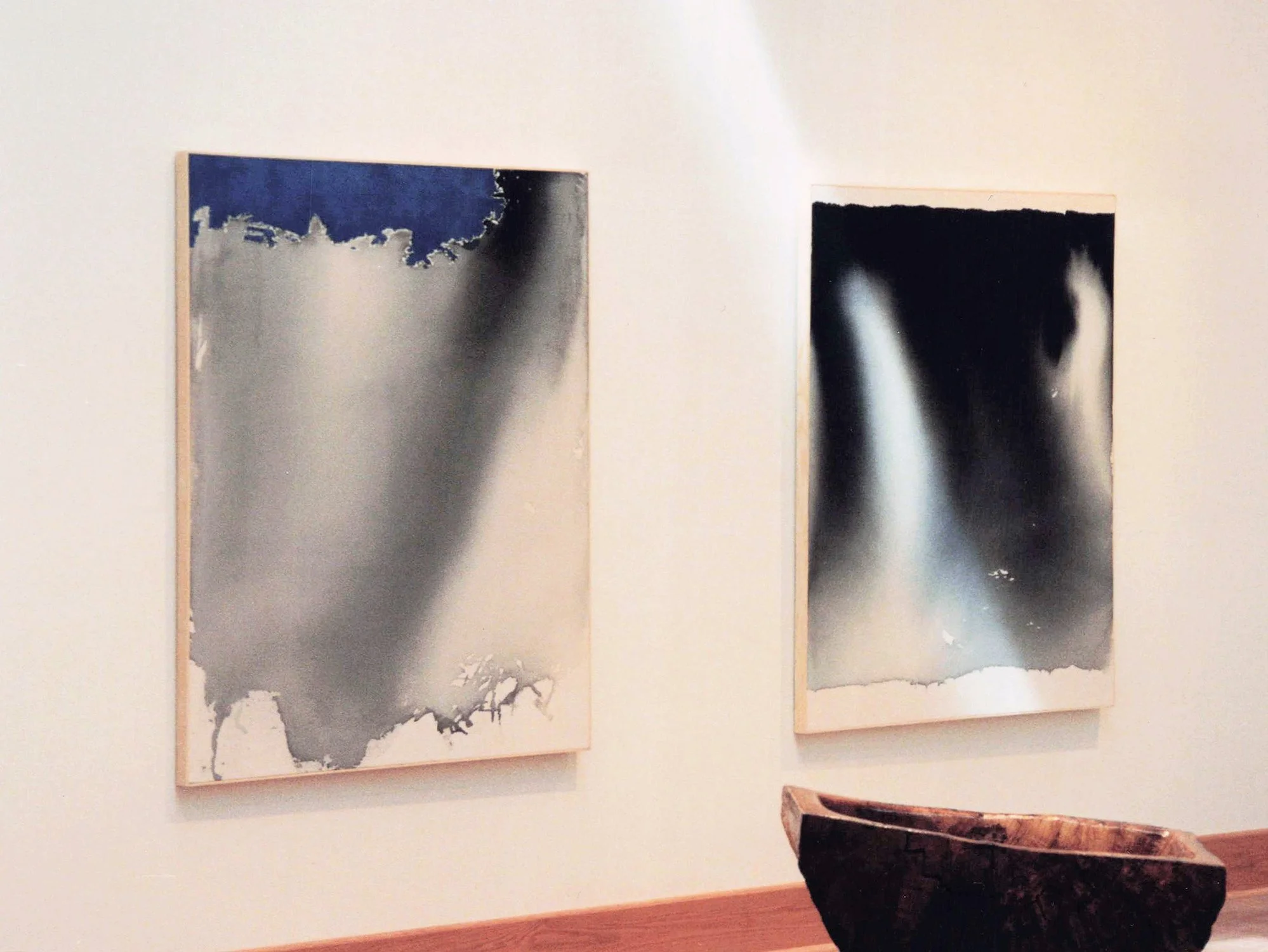 Matthew Deleget, Paintings, 1993-1994, Acrylic, ink, charcoal, and pencil on canvas, 5 x 4 feet each