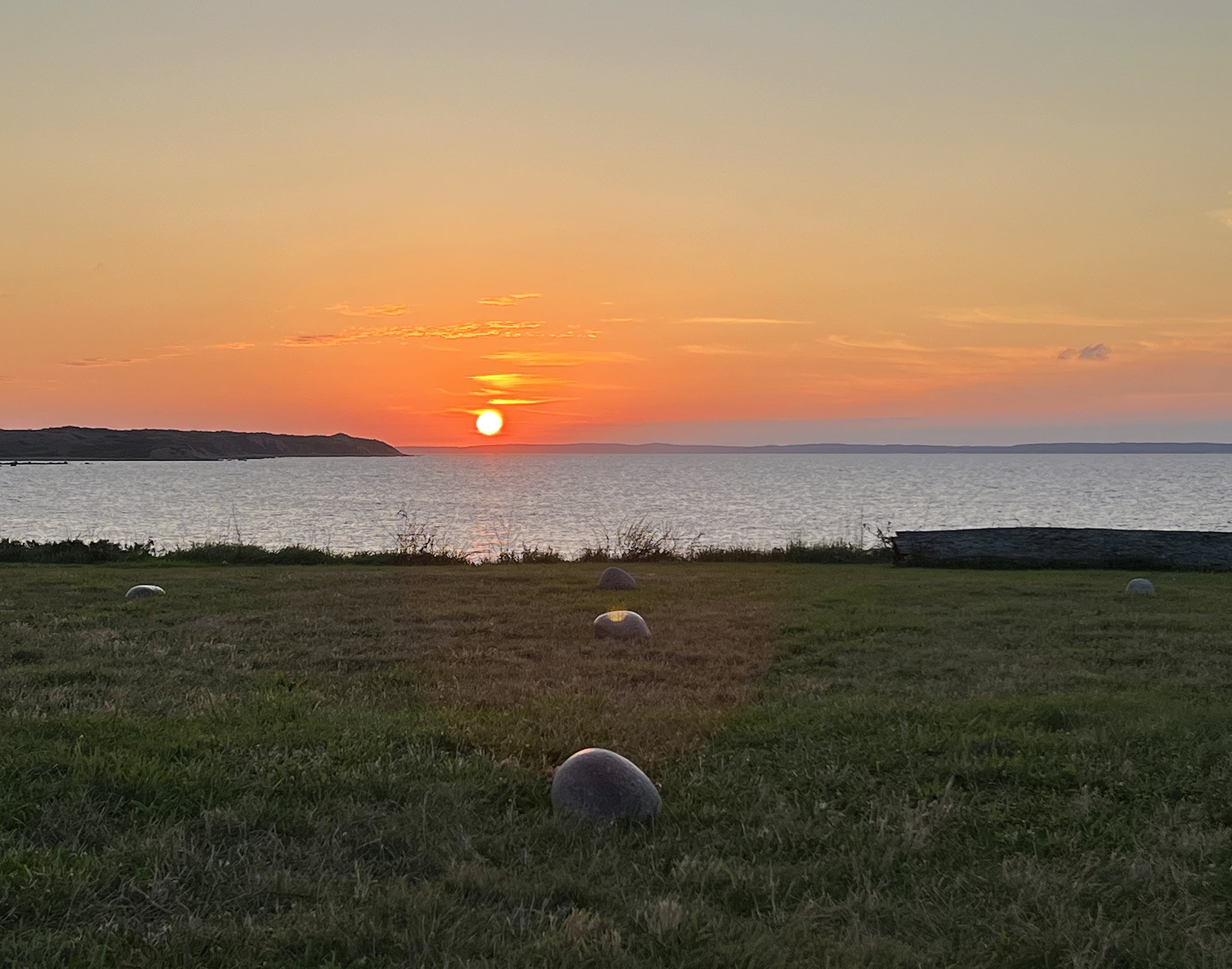 Sunrise facing due east, September 14, 2025, 6:28am EST