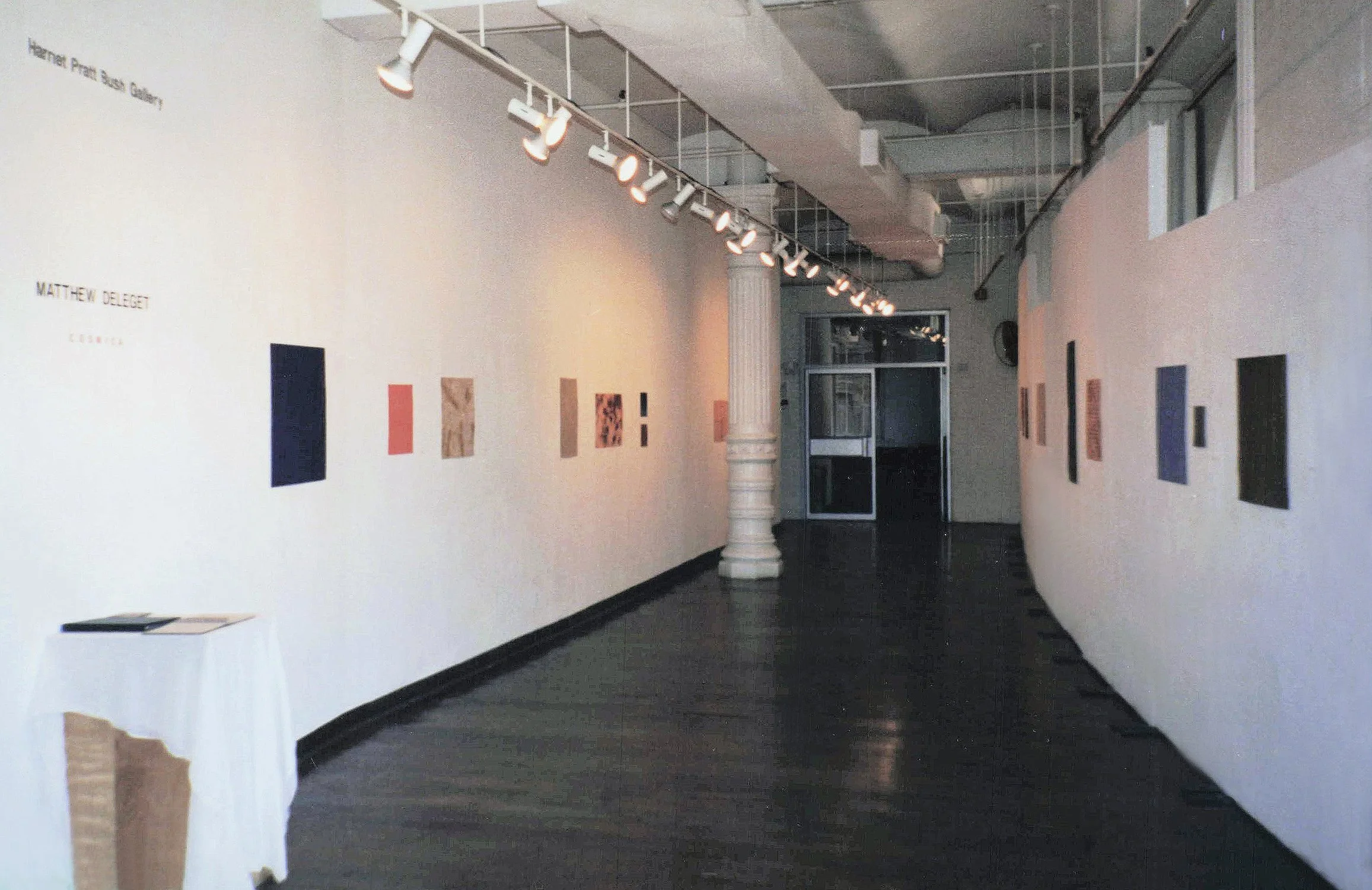 Exhibition view of Matthew Deleget: Cosmica, Pratt Manhattan Gallery, New York, NY, 1997