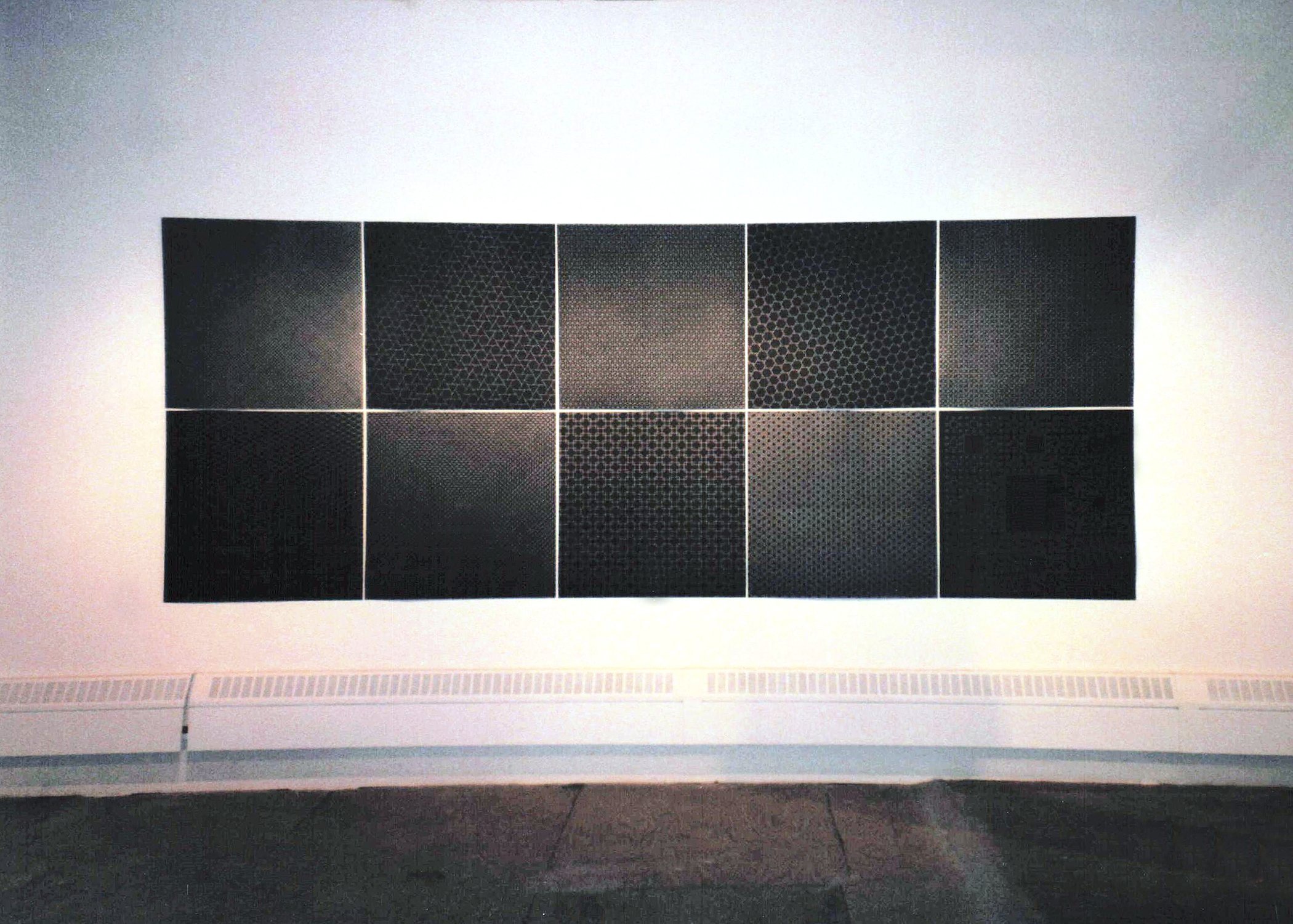 View of group exhibition Bridges, Dumbo Arts Center, Brooklyn, NY, 2000, Curated by Waqas Wajahat